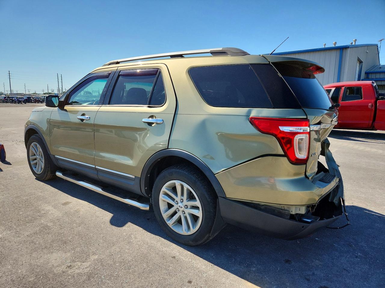 2013 Ford Explorer Xlt Green vin: 1FM5K8D85DGC02453