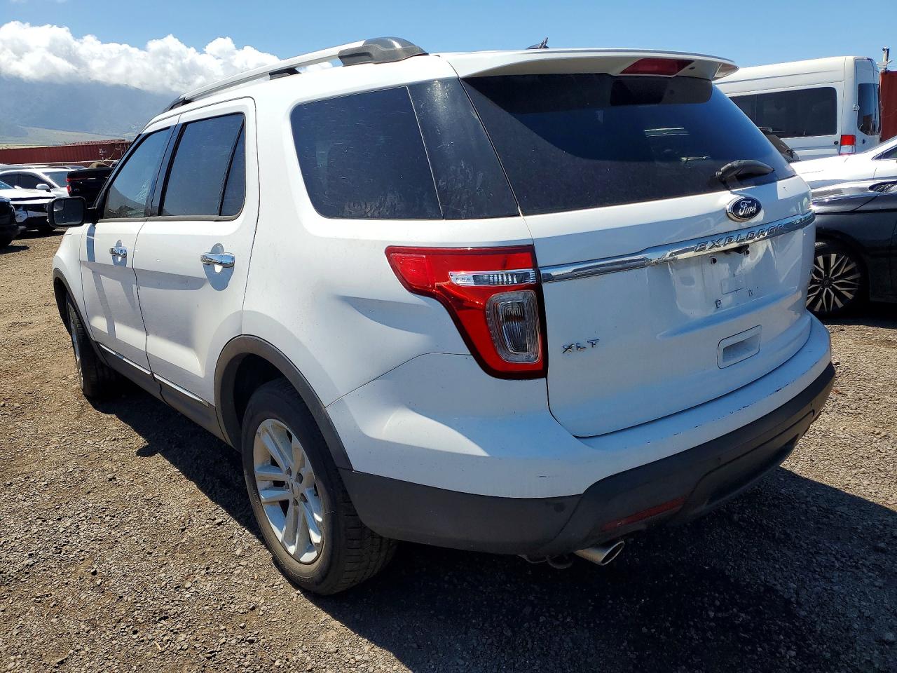 2013 Ford Explorer Xlt White vin: 1FM5K8D85DGC06292