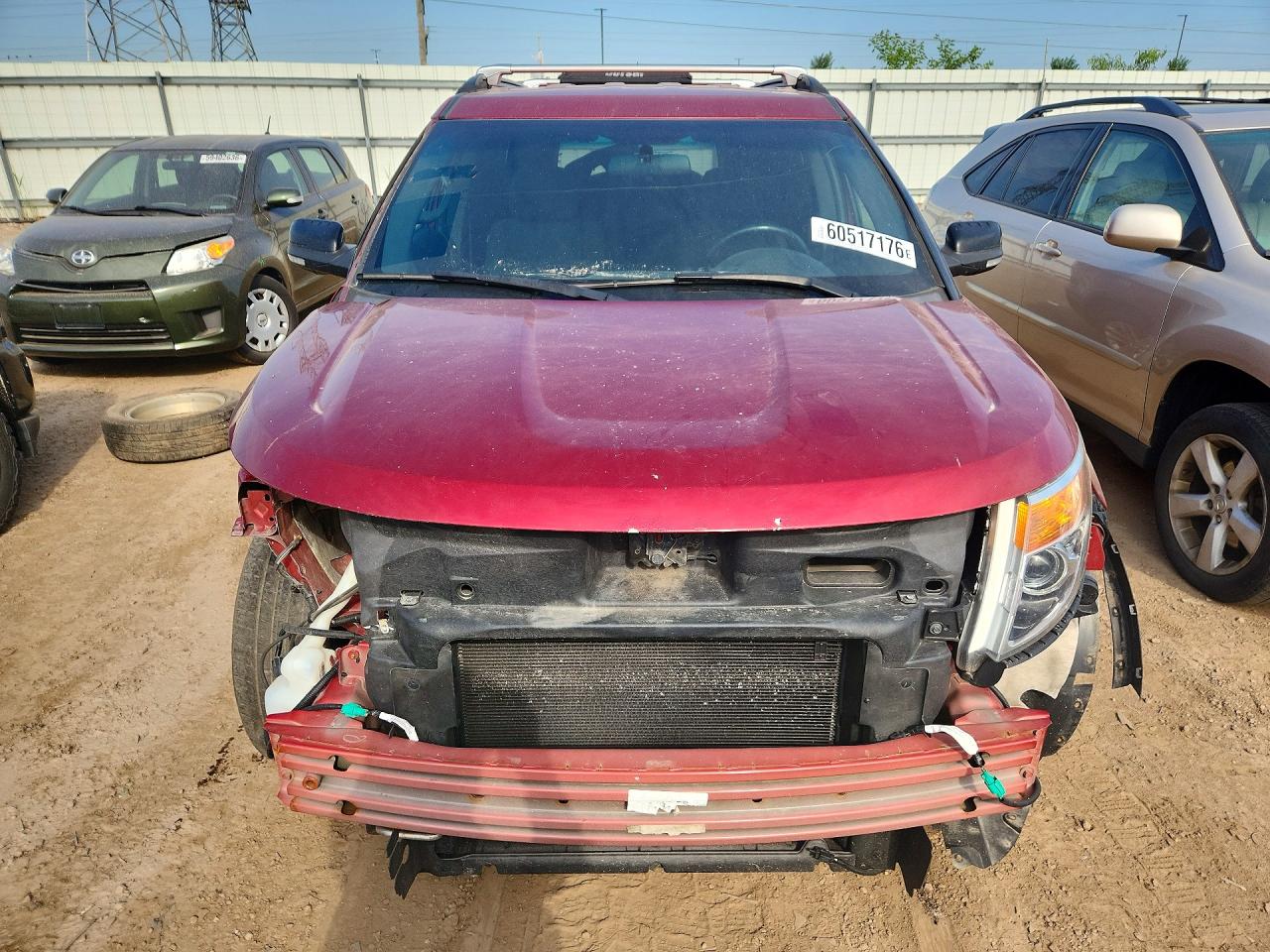 2013 Ford Explorer Xlt Burgundy vin: 1FM5K8D85DGC28731
