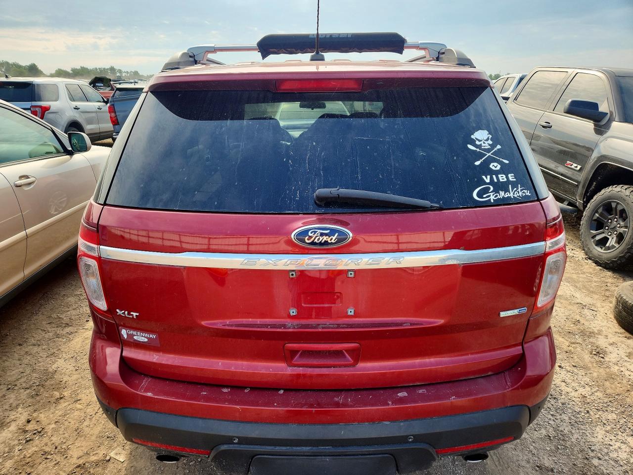 2013 Ford Explorer Xlt Burgundy vin: 1FM5K8D85DGC28731