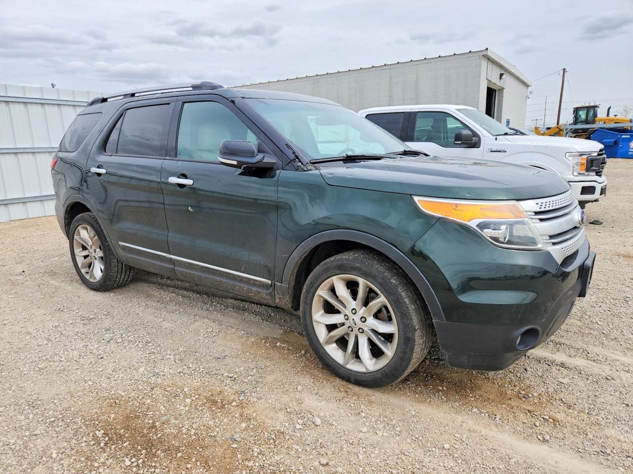 2013 Ford Explorer Xlt Green vin: 1FM5K8D85DGC48199