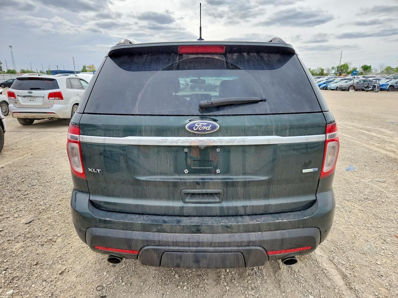 2013 Ford Explorer Xlt Green vin: 1FM5K8D85DGC48199