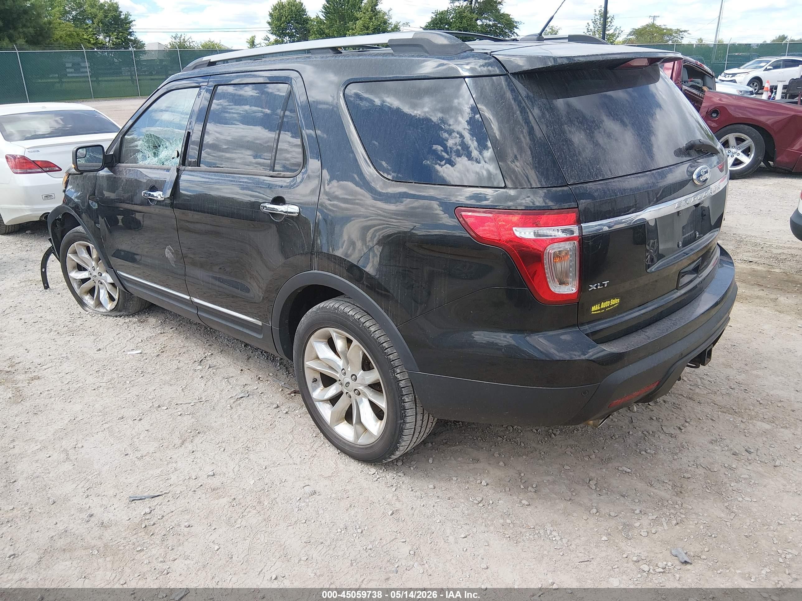 2014 Ford Explorer Xlt Black vin: 1FM5K8D85EGA02707