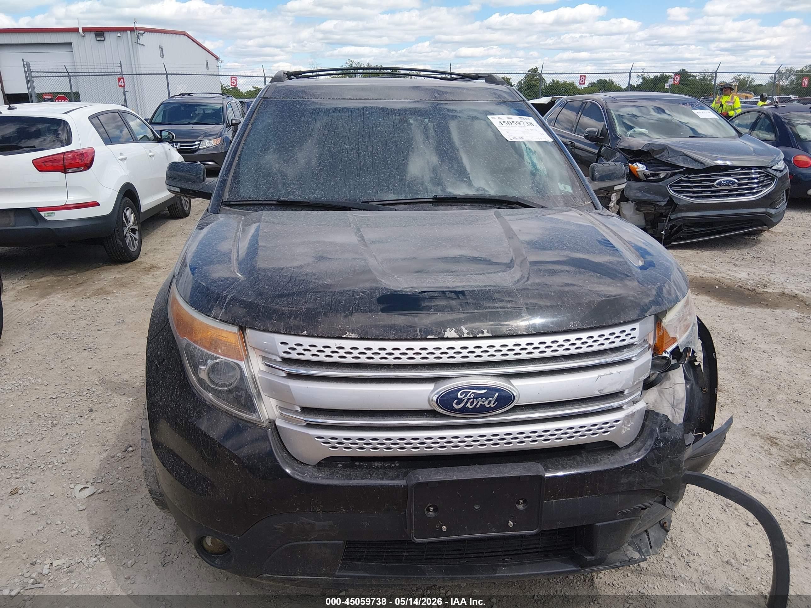 2014 Ford Explorer Xlt Black vin: 1FM5K8D85EGA02707