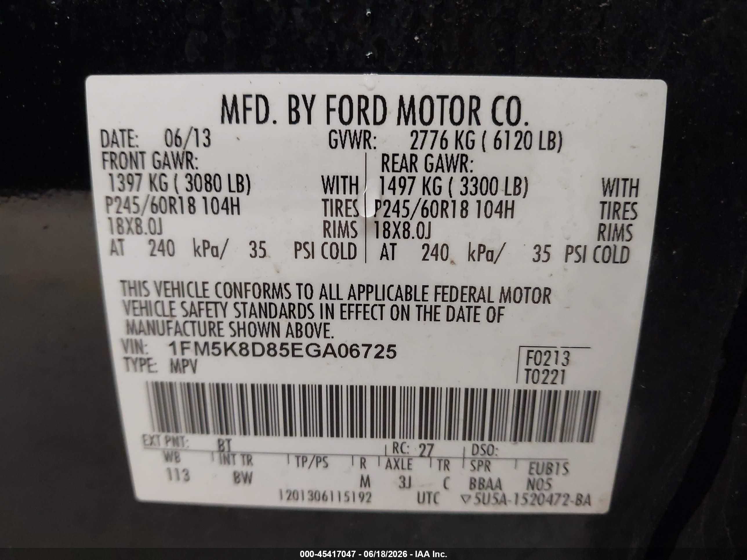 2014 Ford Explorer Xlt Black vin: 1FM5K8D85EGA06725