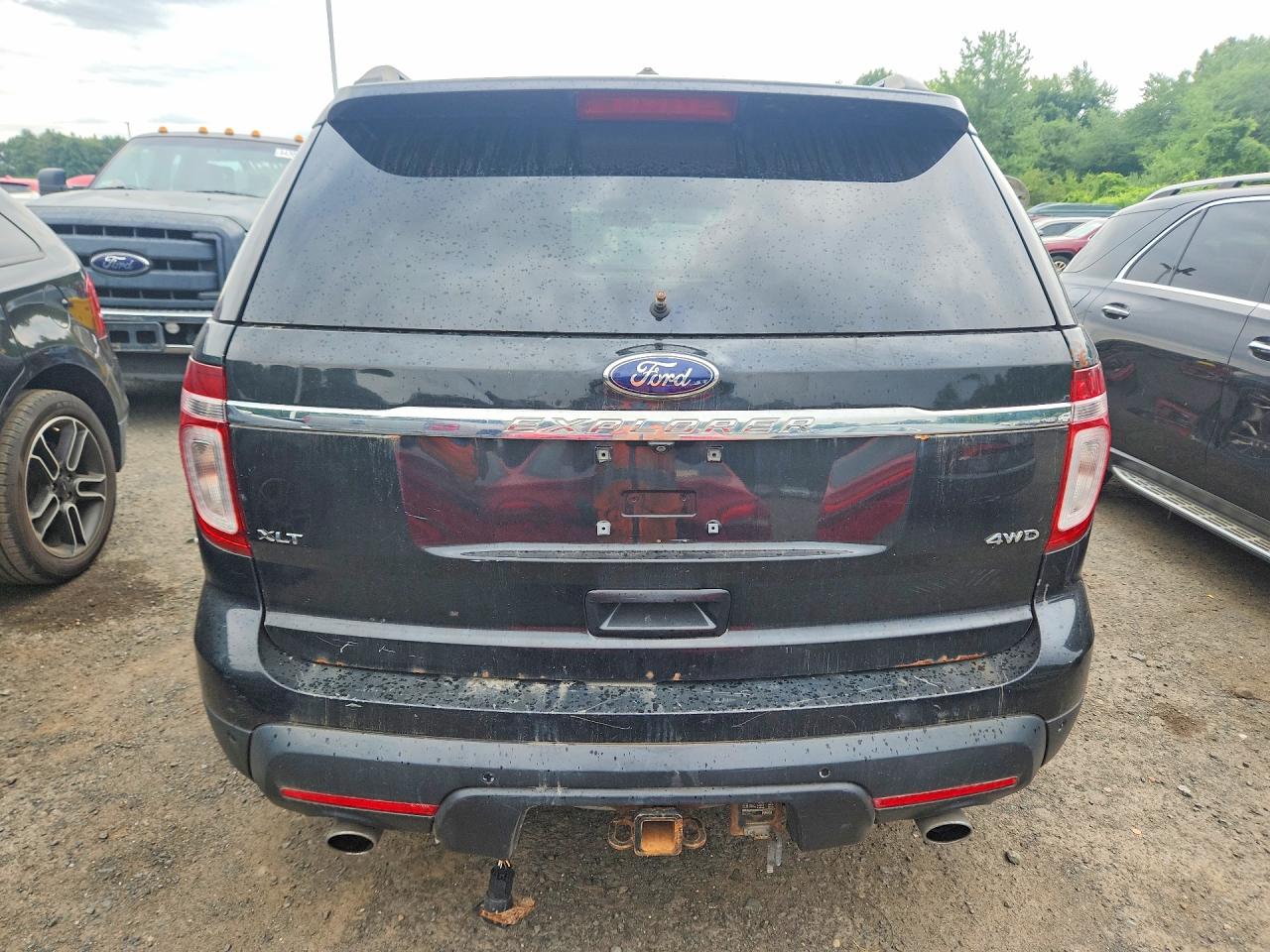 2014 Ford Explorer Xlt Черный vin: 1FM5K8D85EGA94921