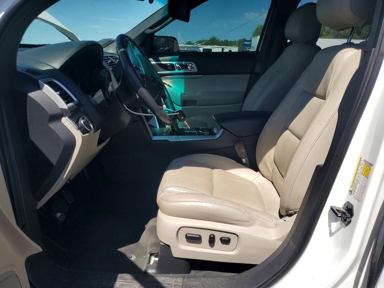 2014 Ford Explorer Xlt White vin: 1FM5K8D85EGB28159