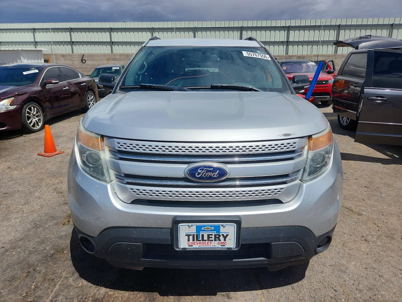 2014 Ford Explorer Xlt Silver vin: 1FM5K8D85EGC07055