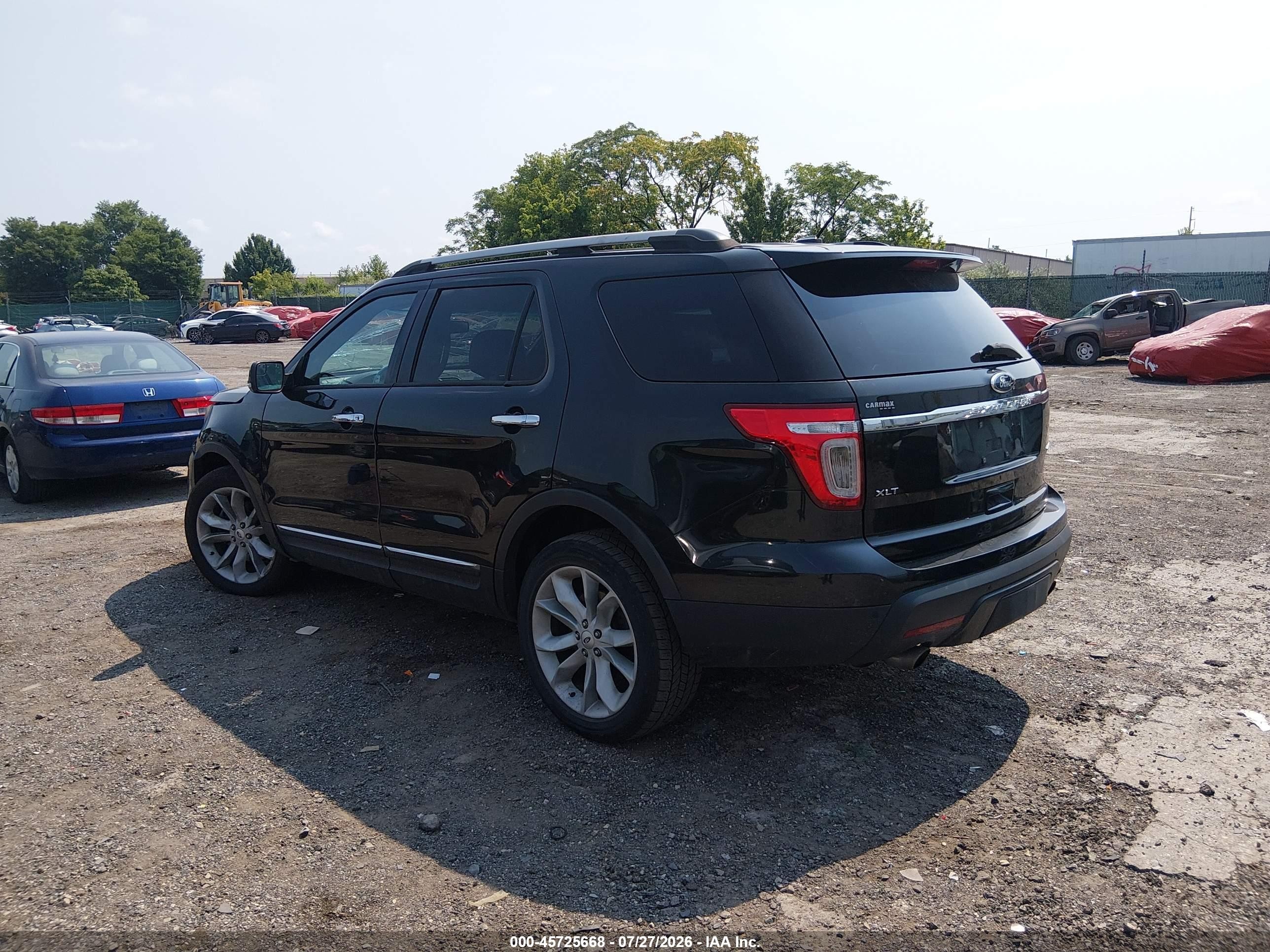 2014 Ford Explorer Xlt Black vin: 1FM5K8D85EGC43991