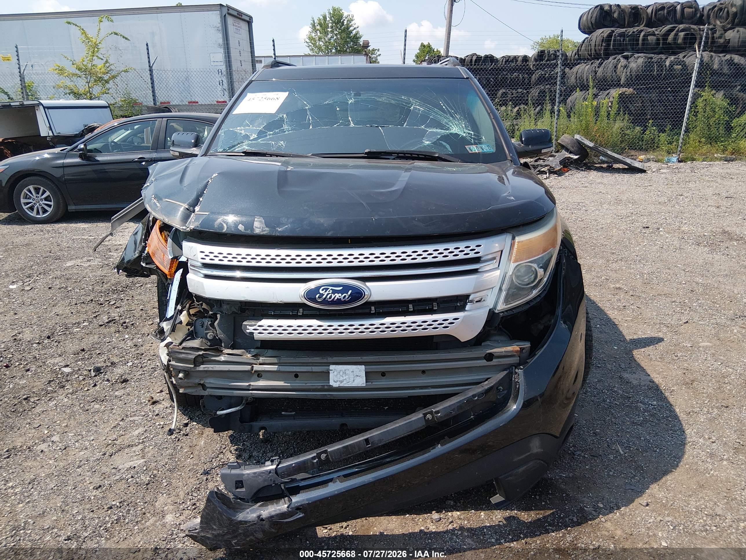 2014 Ford Explorer Xlt Black vin: 1FM5K8D85EGC43991