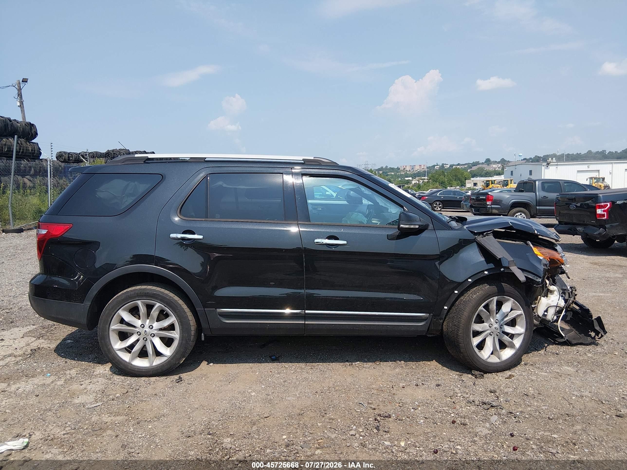 2014 Ford Explorer Xlt Black vin: 1FM5K8D85EGC43991