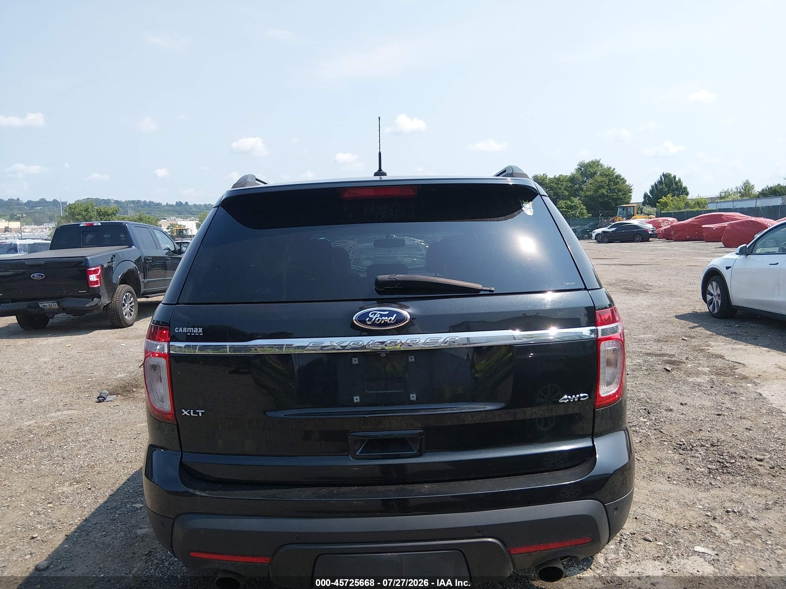 2014 Ford Explorer Xlt Black vin: 1FM5K8D85EGC43991