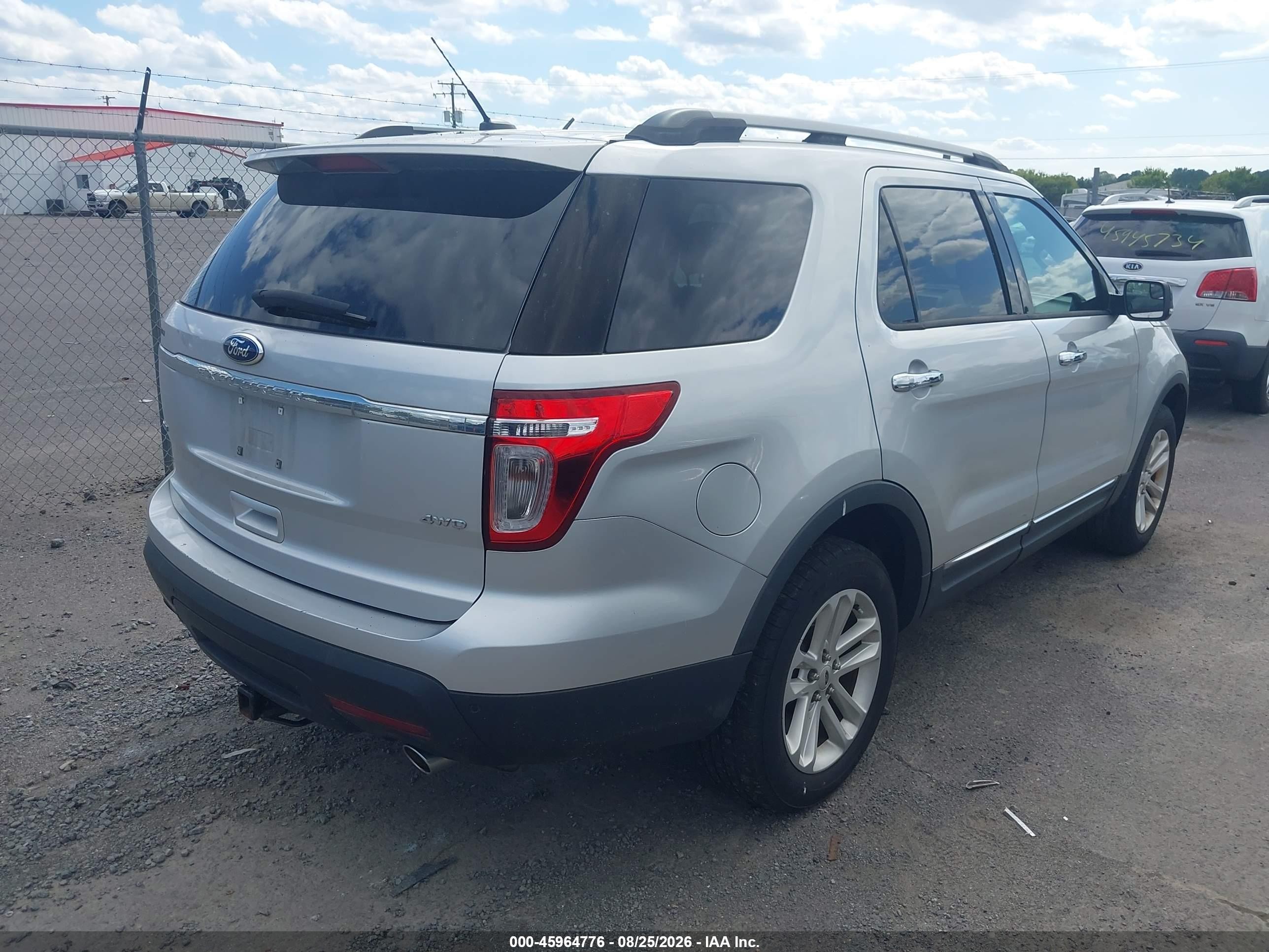 2015 Ford Explorer Xlt Silver vin: 1FM5K8D85FGA25194
