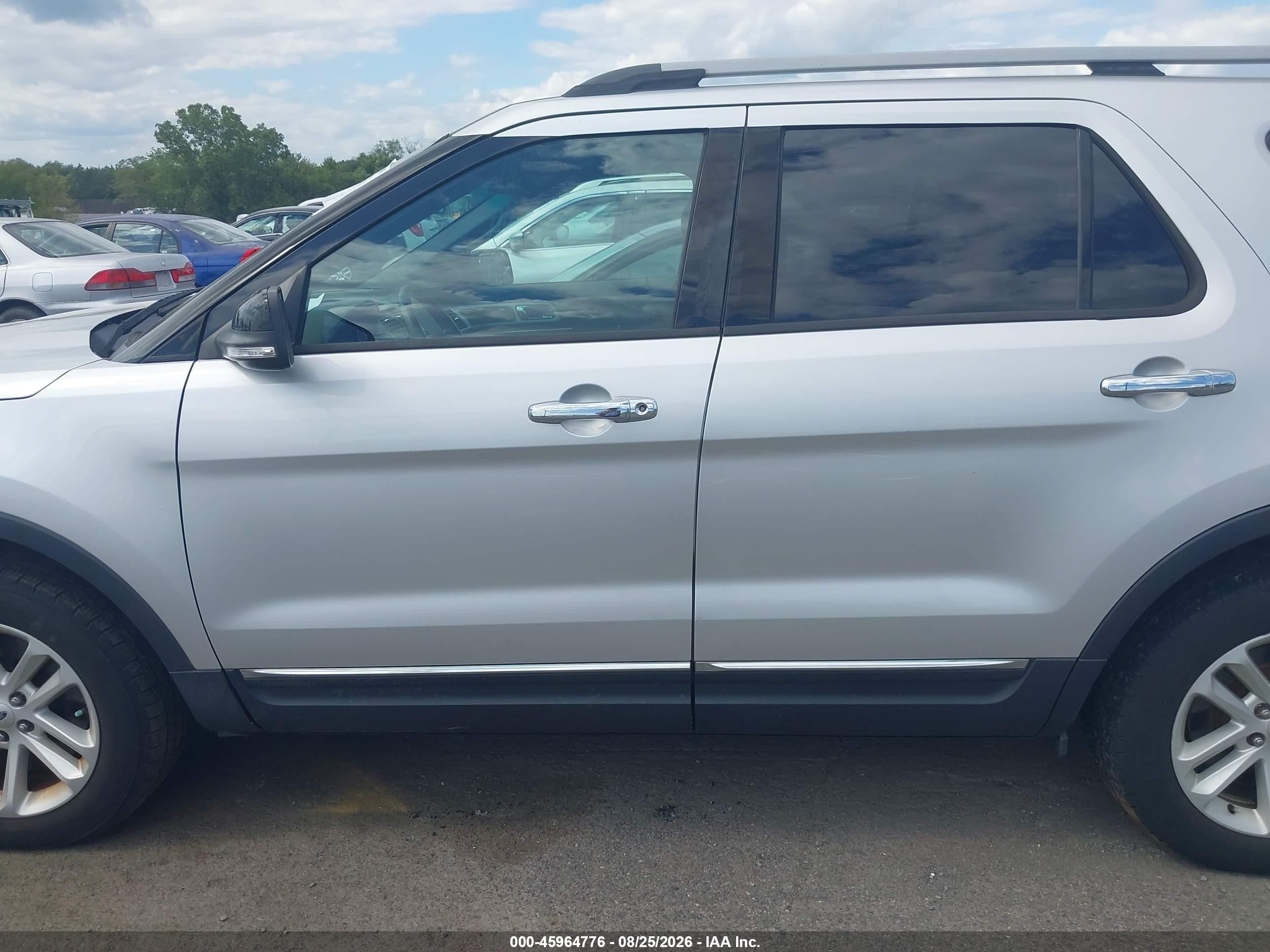 2015 Ford Explorer Xlt Silver vin: 1FM5K8D85FGA25194