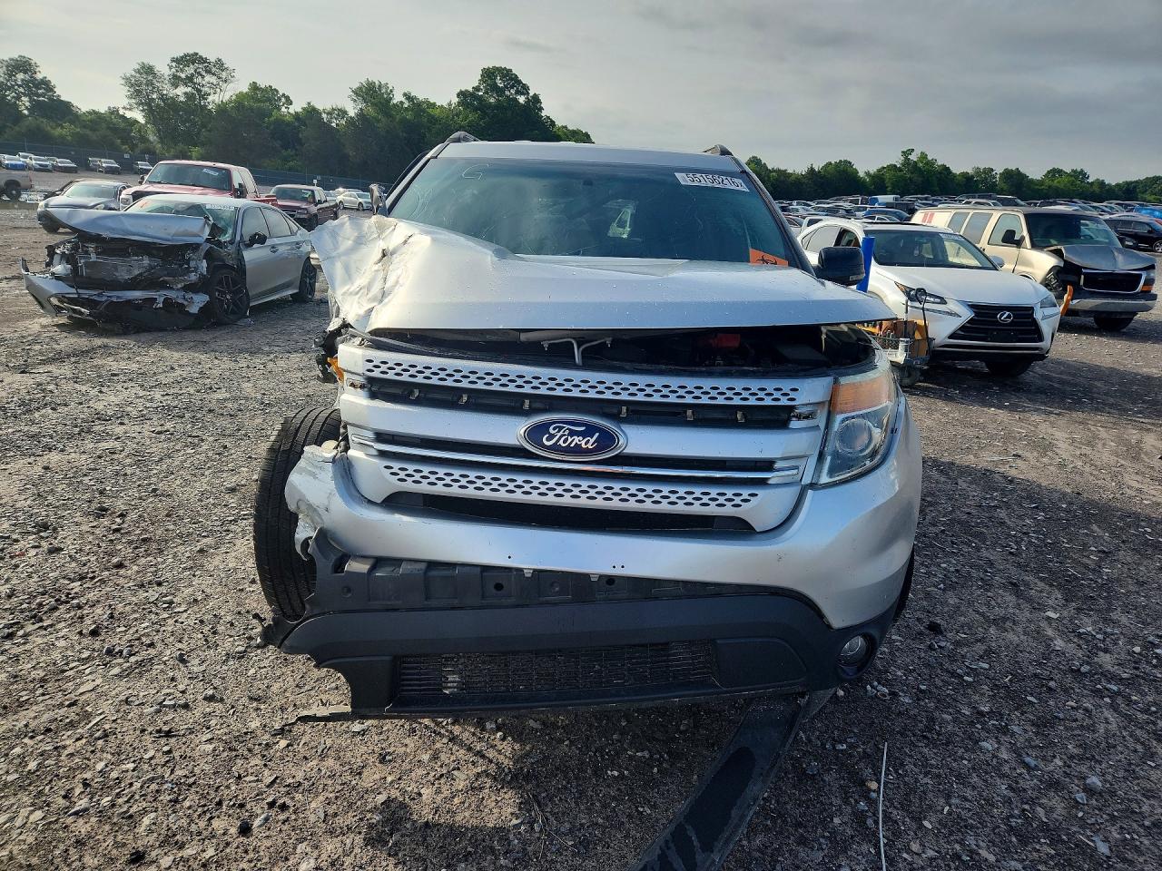 2015 Ford Explorer Xlt Silver vin: 1FM5K8D85FGB00654