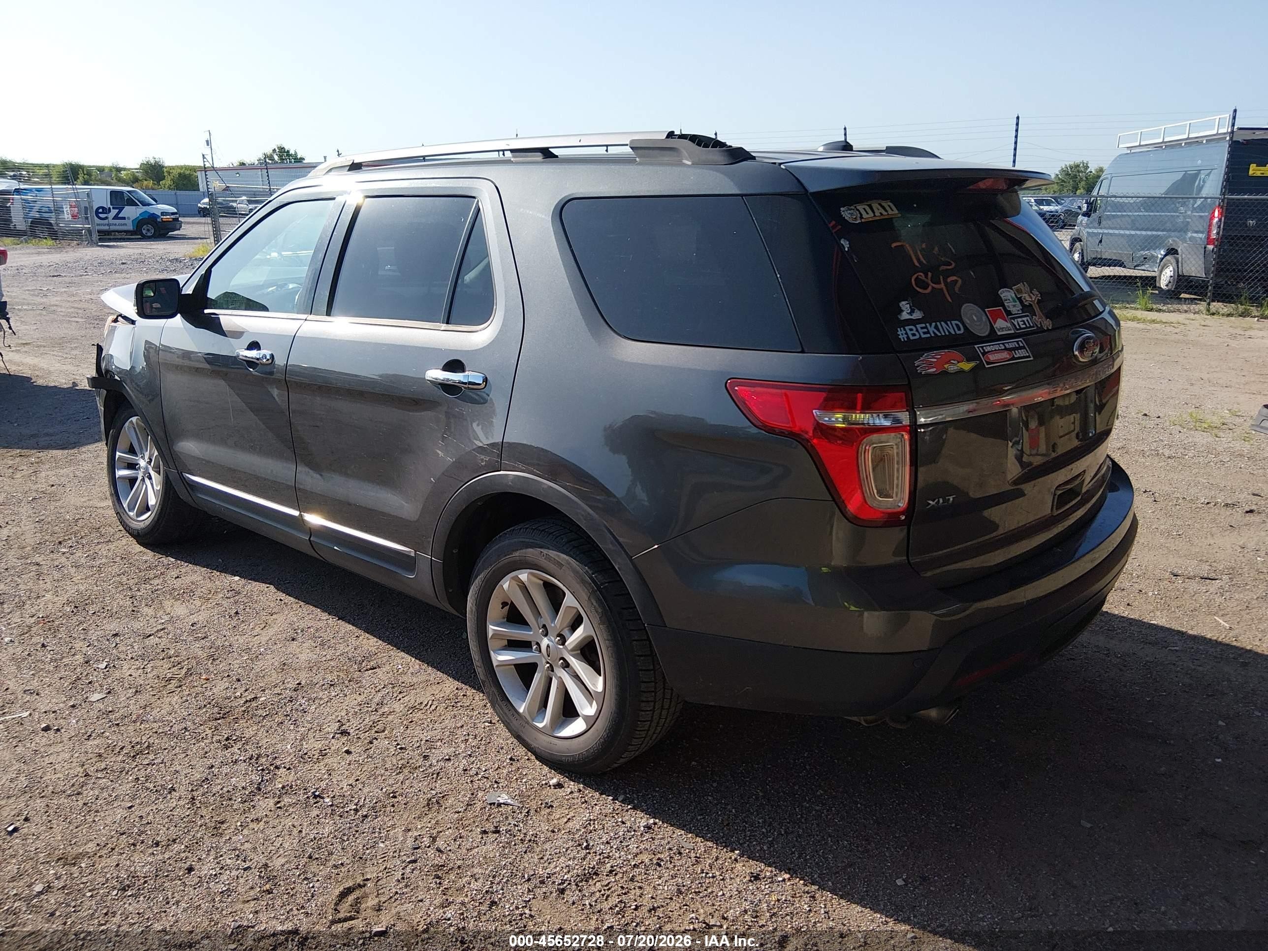 2015 Ford Explorer Xlt Gray vin: 1FM5K8D85FGB49790