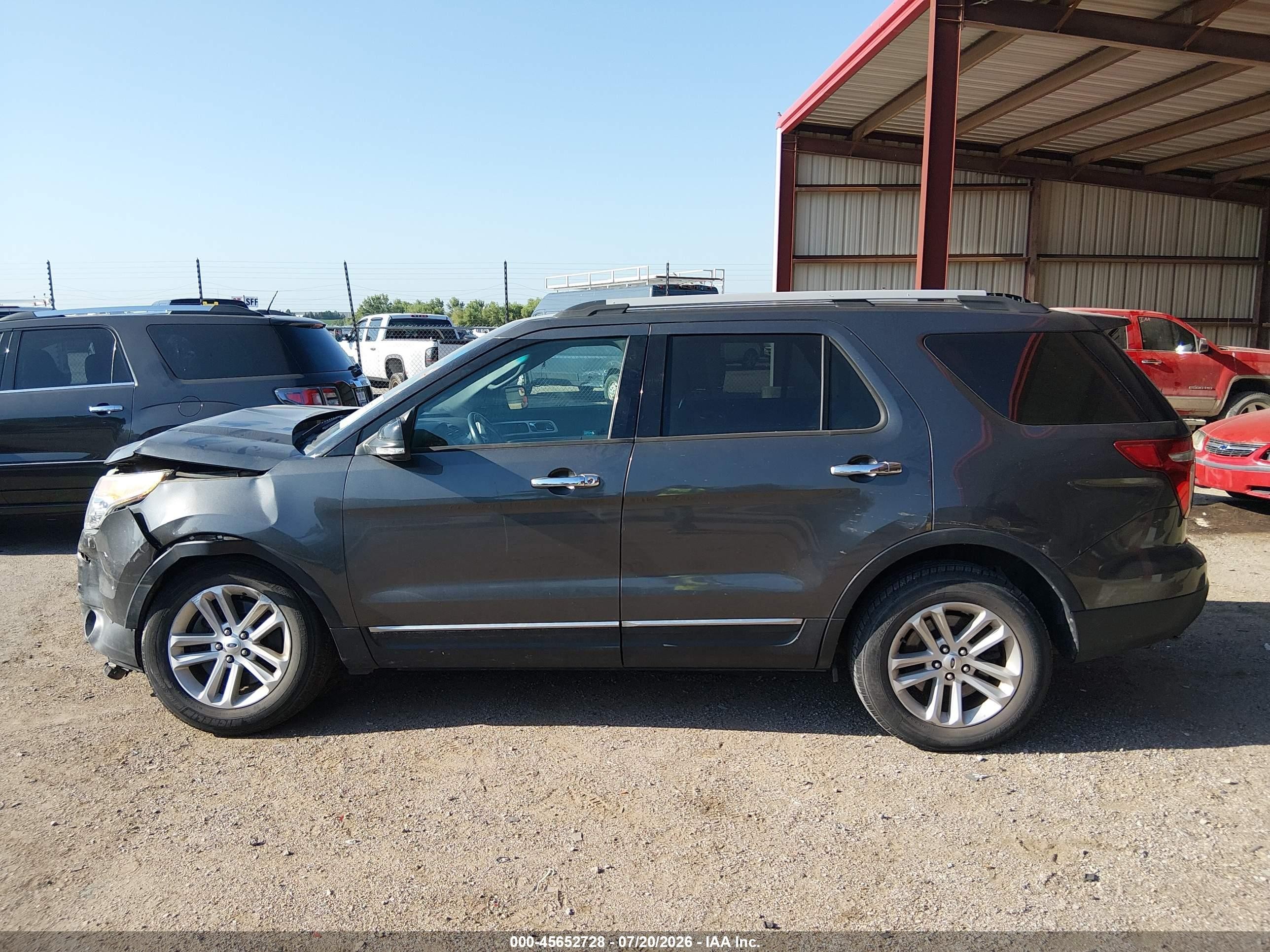 2015 Ford Explorer Xlt Gray vin: 1FM5K8D85FGB49790