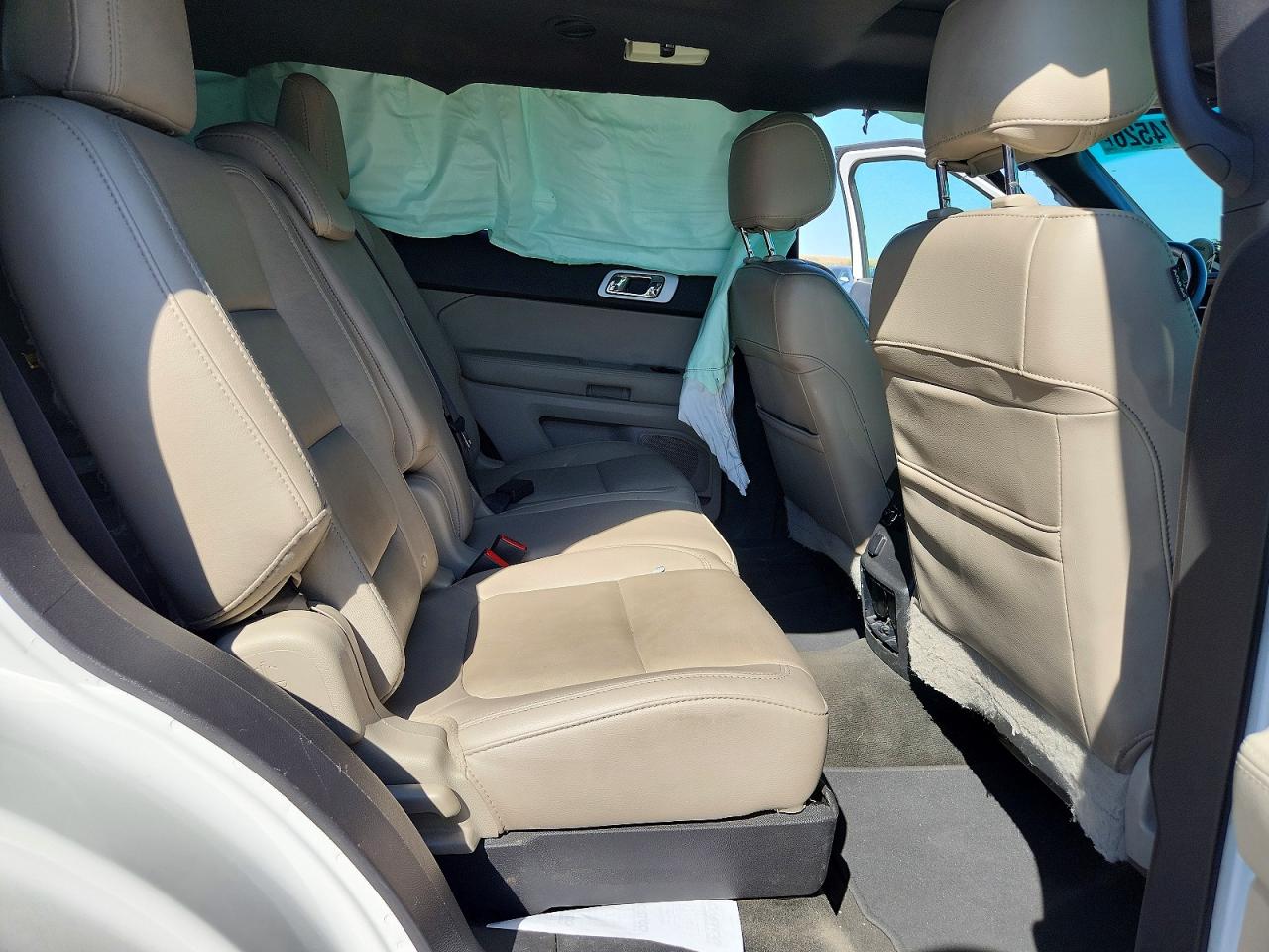 2015 Ford Explorer Xlt White vin: 1FM5K8D85FGC09700