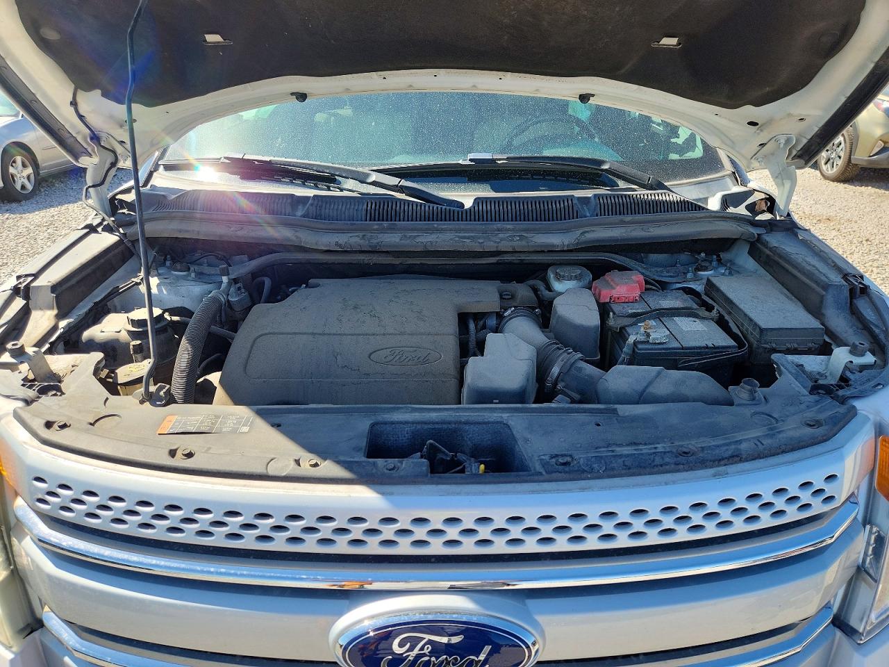 2015 Ford Explorer Xlt White vin: 1FM5K8D85FGC09700