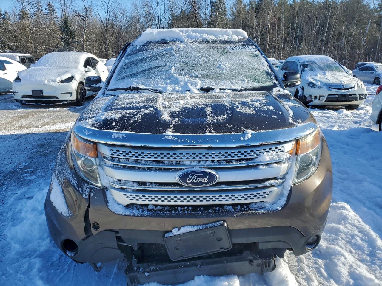 2015 Ford Explorer Xlt Brown vin: 1FM5K8D85FGC18512