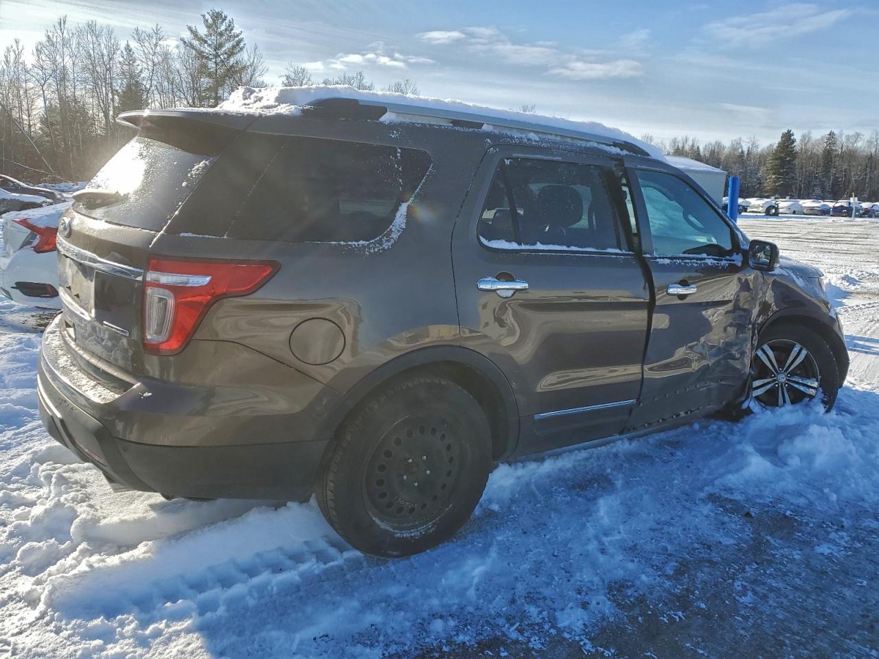 2015 Ford Explorer Xlt Brown vin: 1FM5K8D85FGC18512