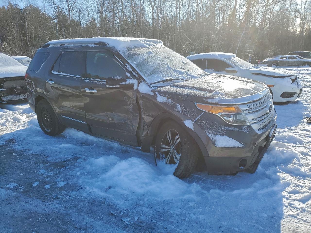 2015 Ford Explorer Xlt Brown vin: 1FM5K8D85FGC18512