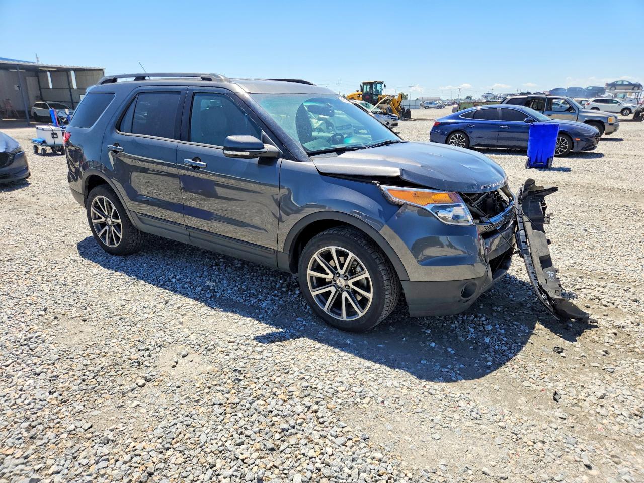 2015 Ford Explorer Xlt Gray vin: 1FM5K8D85FGC38727