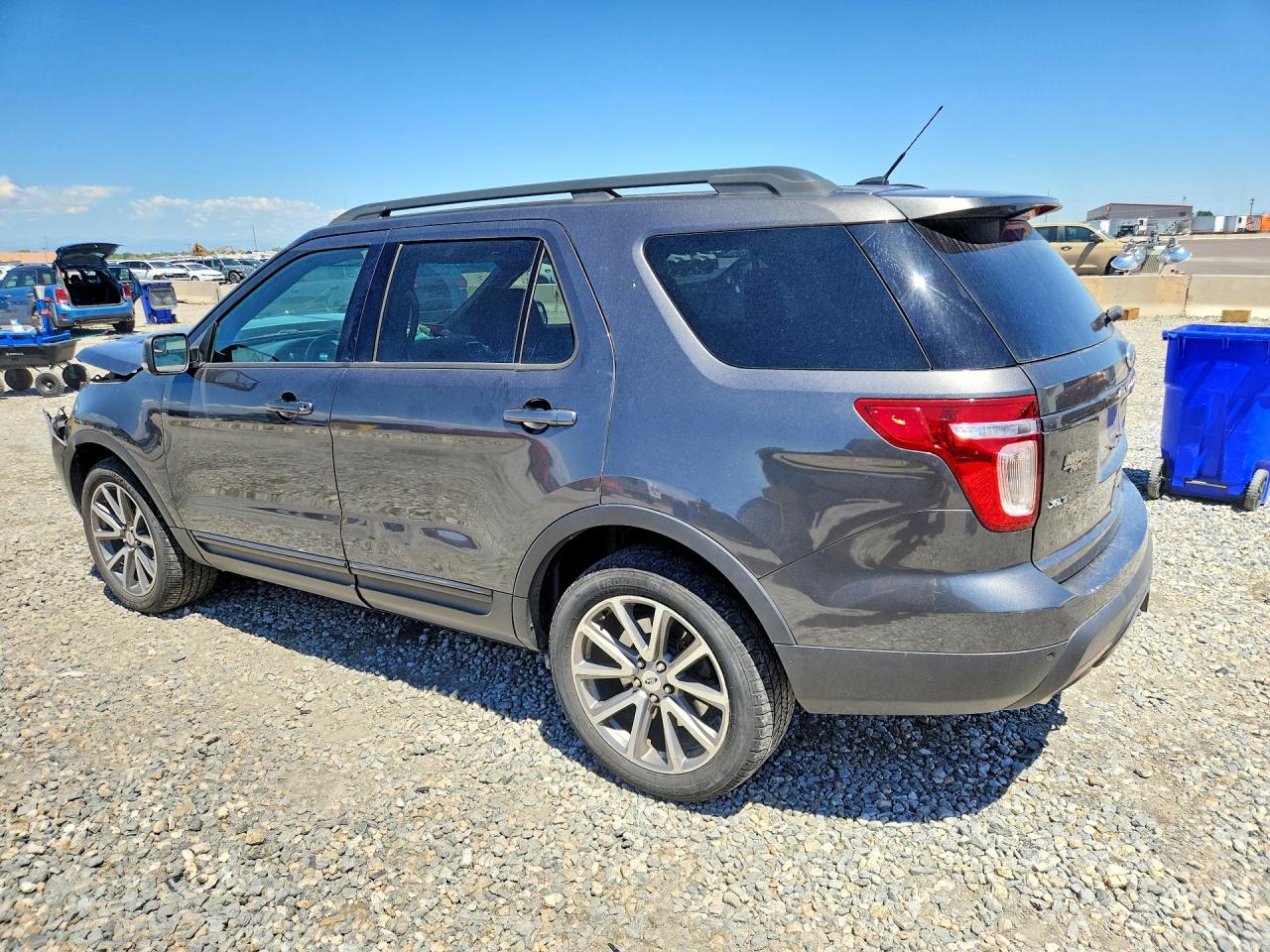 2015 Ford Explorer Xlt Gray vin: 1FM5K8D85FGC38727