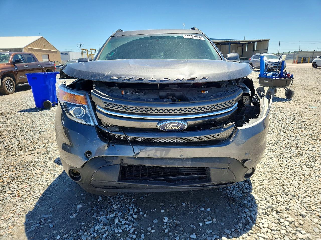 2015 Ford Explorer Xlt Gray vin: 1FM5K8D85FGC38727