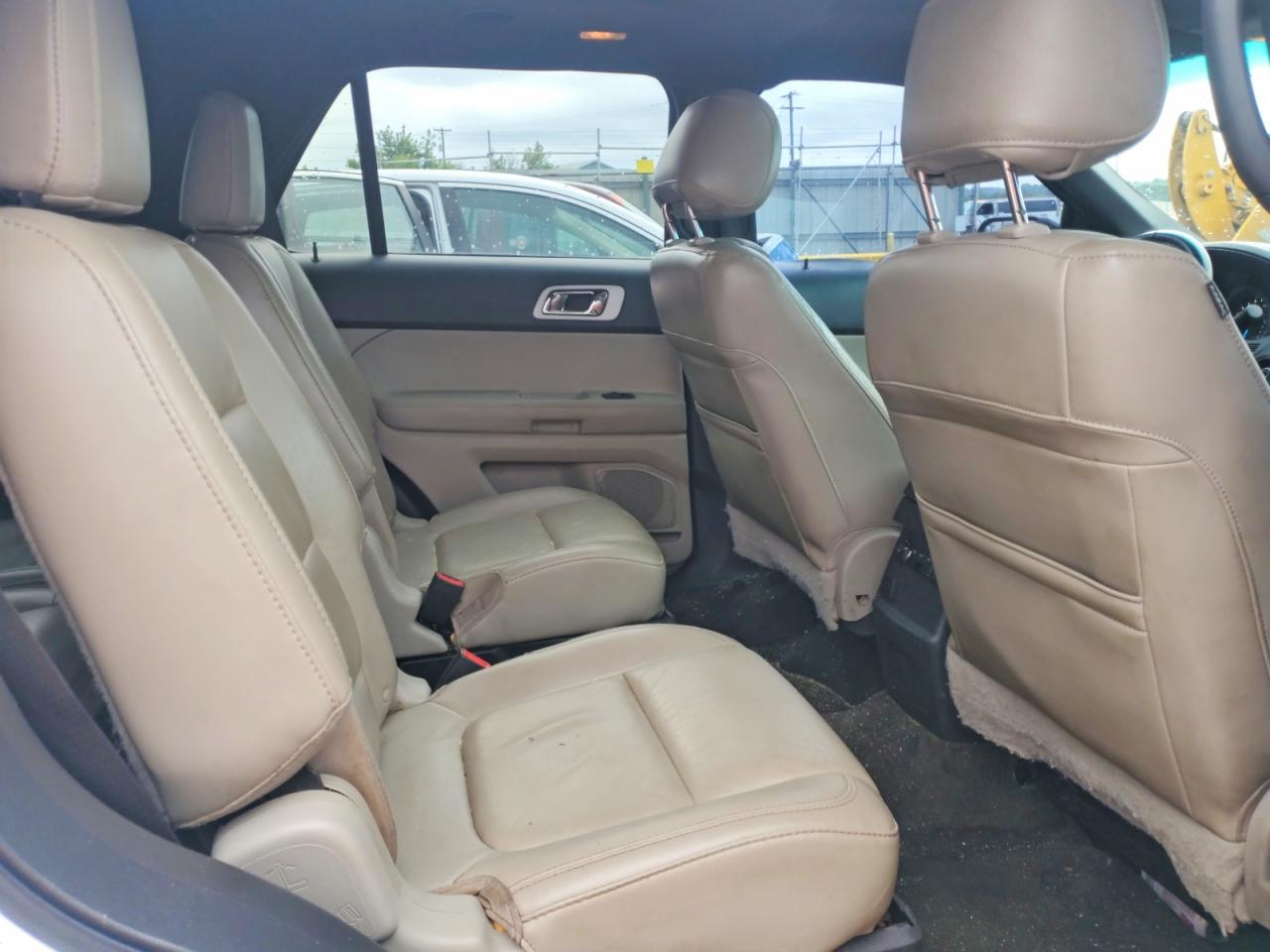 2015 Ford Explorer Xlt White vin: 1FM5K8D85FGC45550