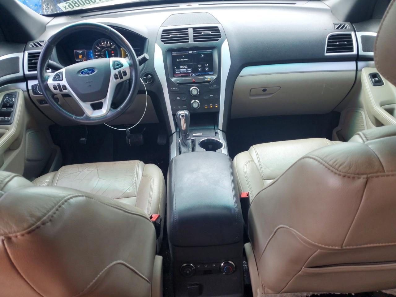 2015 Ford Explorer Xlt White vin: 1FM5K8D85FGC45550