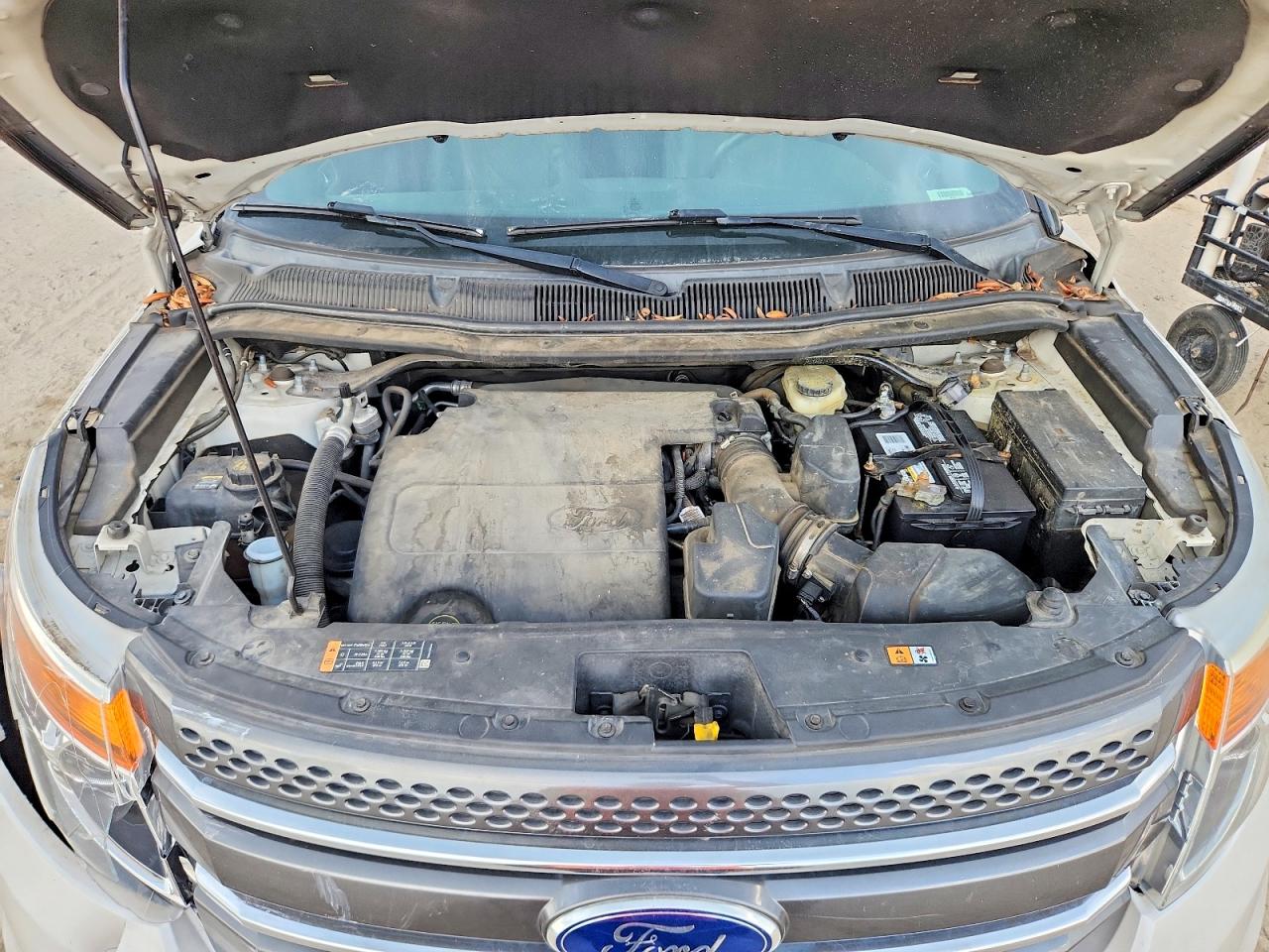2015 Ford Explorer Xlt White vin: 1FM5K8D85FGC47685