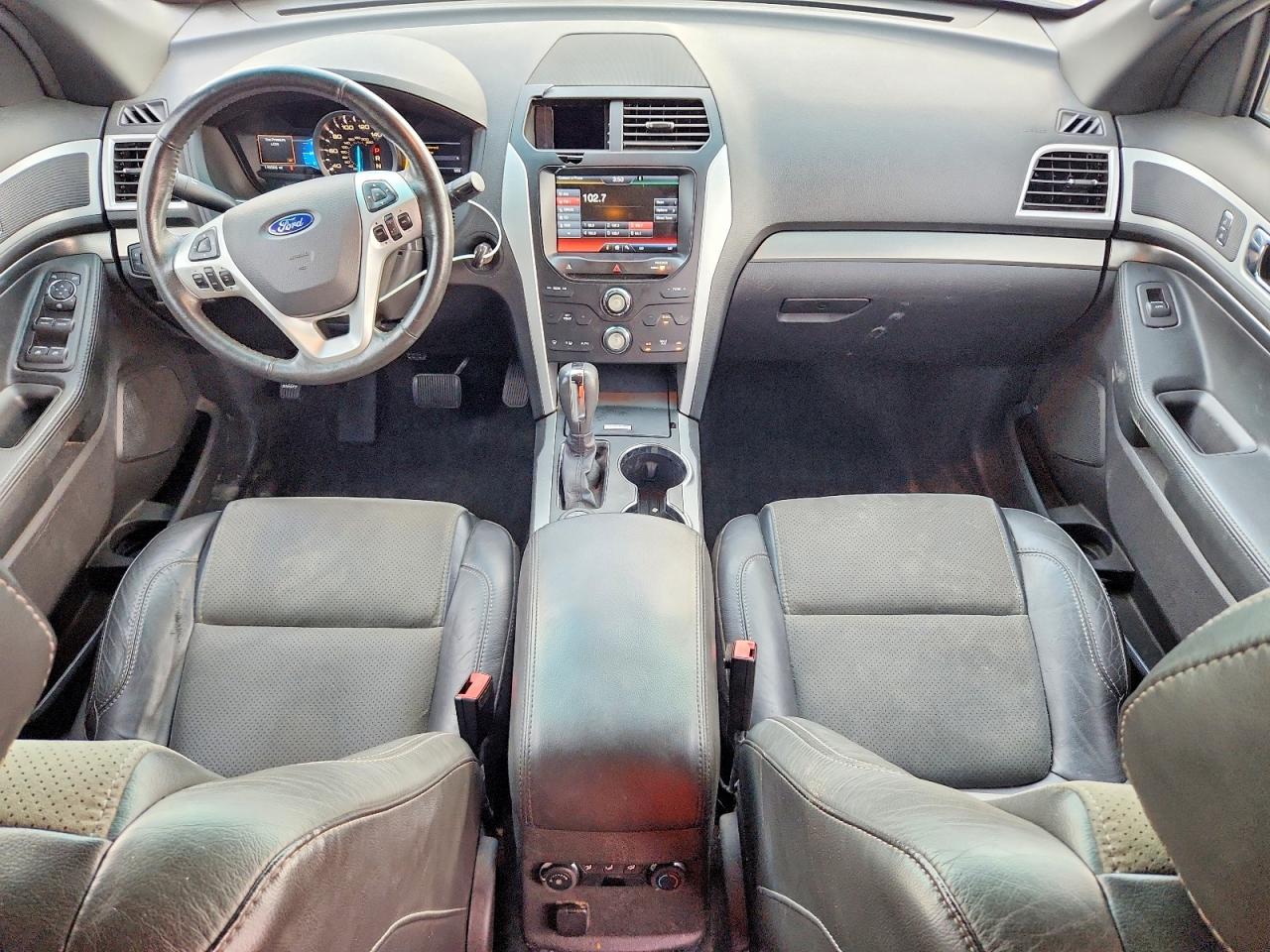 2015 Ford Explorer Xlt White vin: 1FM5K8D85FGC47685