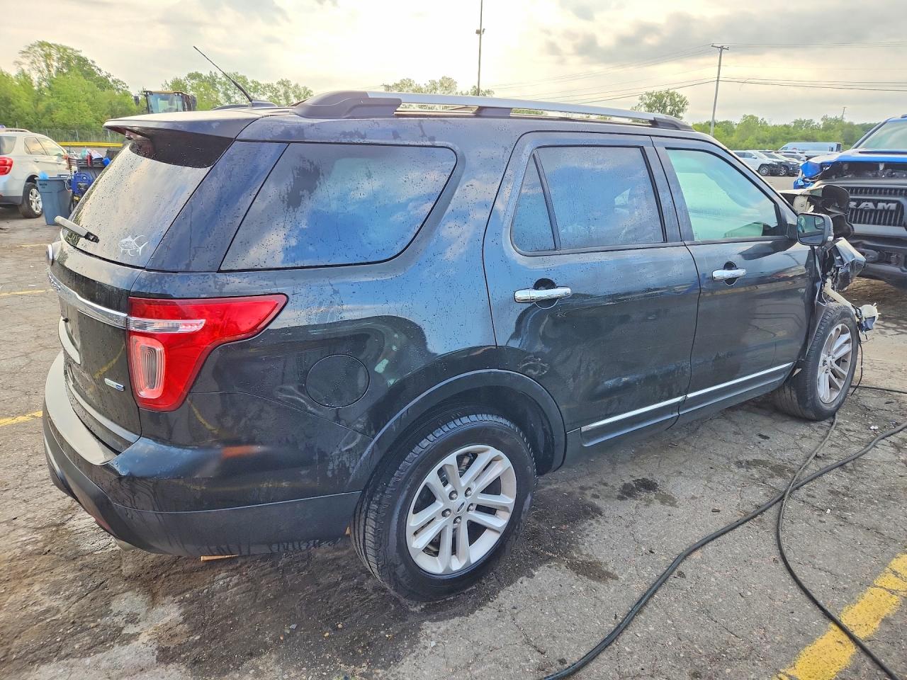 2015 Ford Explorer Xlt Black vin: 1FM5K8D85FGC48111