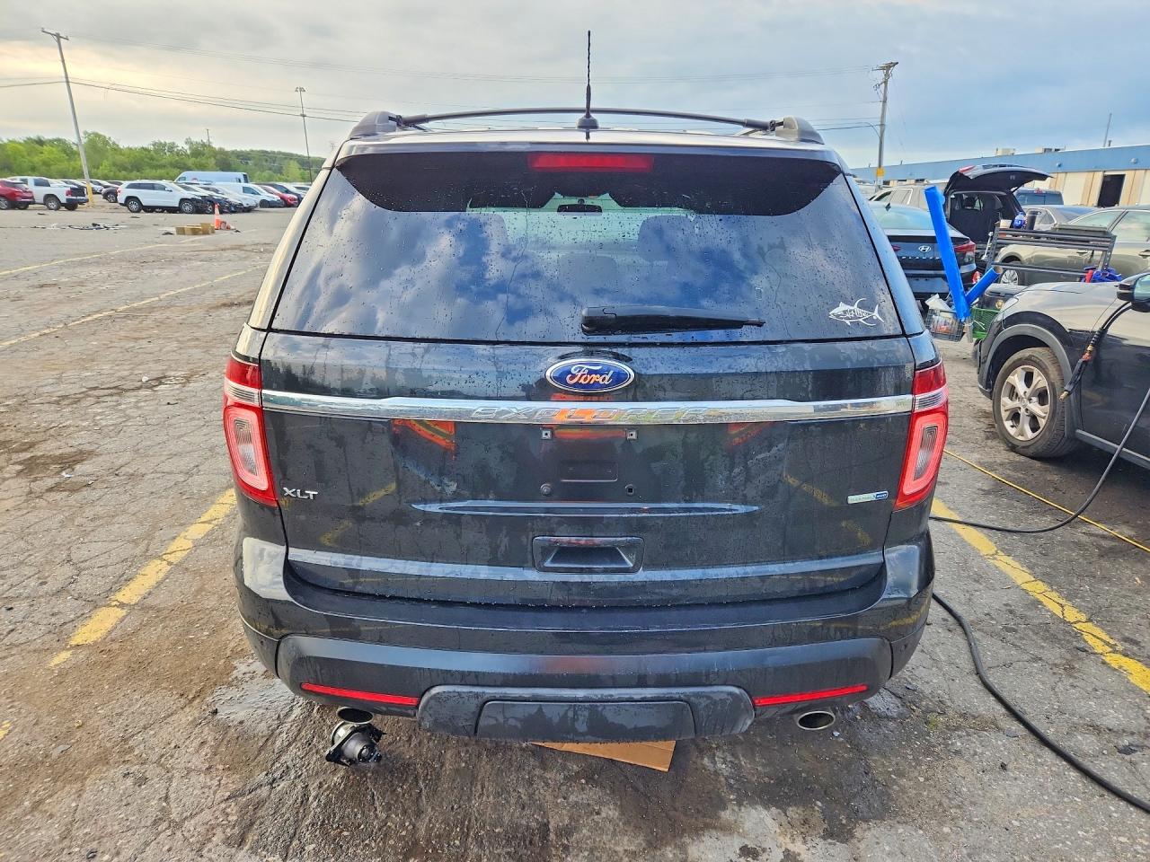 2015 Ford Explorer Xlt Black vin: 1FM5K8D85FGC48111