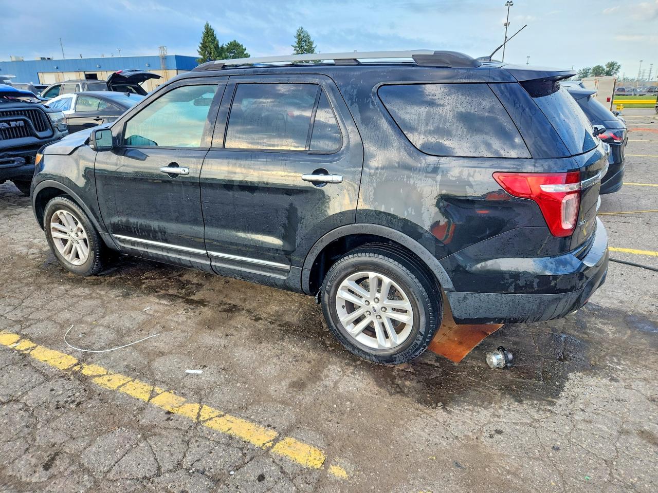 2015 Ford Explorer Xlt Black vin: 1FM5K8D85FGC48111