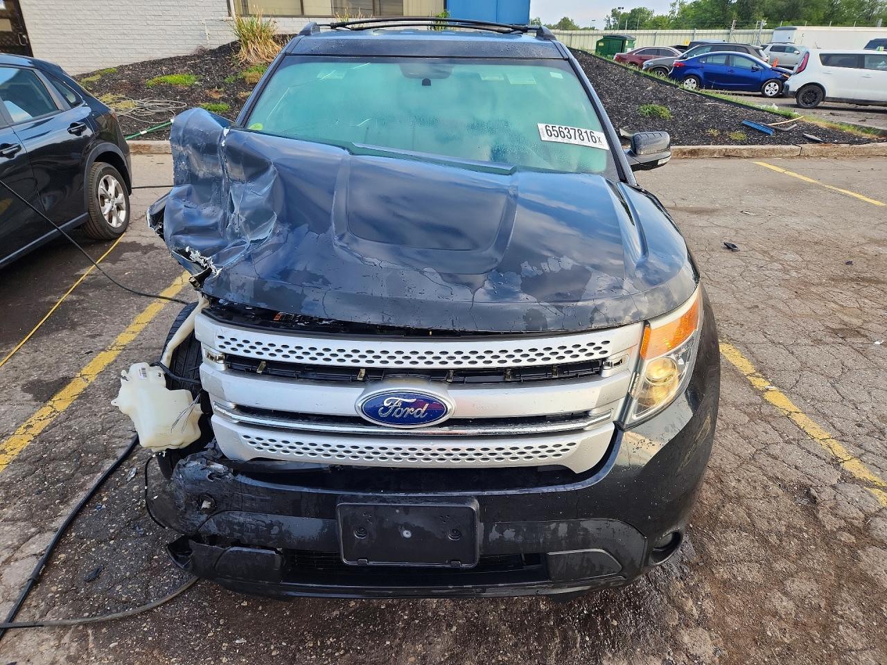 2015 Ford Explorer Xlt Black vin: 1FM5K8D85FGC48111