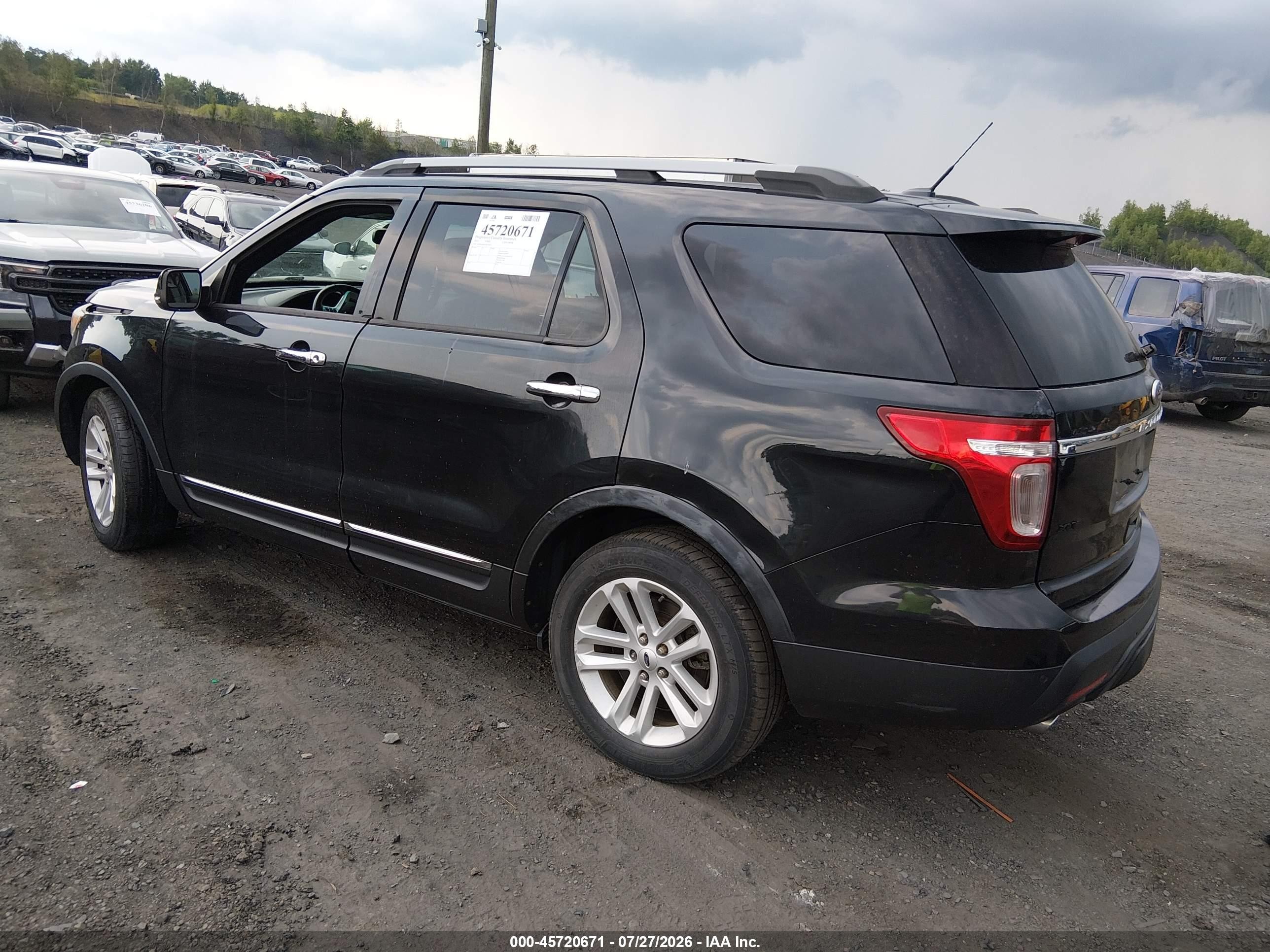 2015 Ford Explorer Xlt Black vin: 1FM5K8D85FGC55933