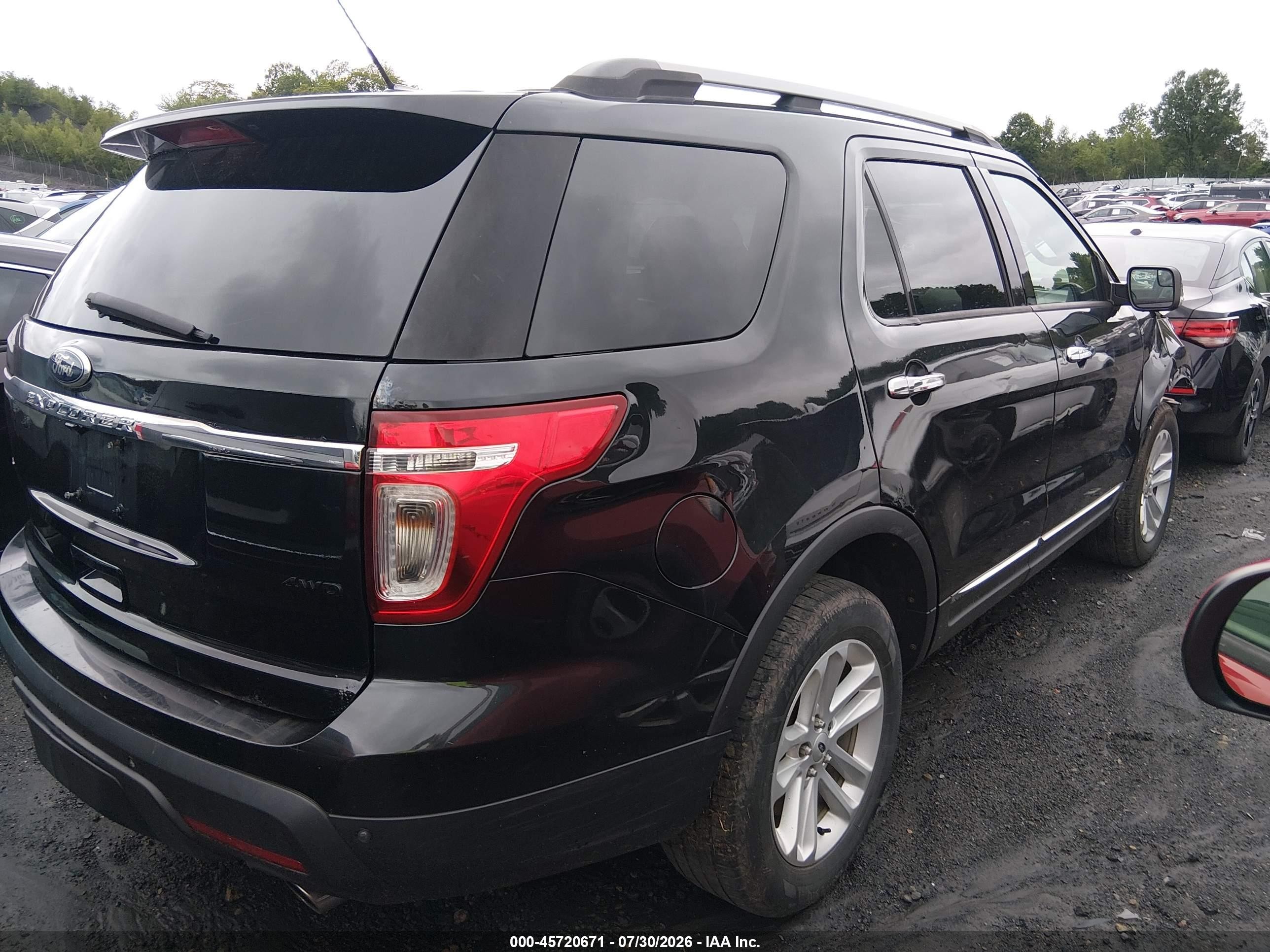 2015 Ford Explorer Xlt Black vin: 1FM5K8D85FGC55933
