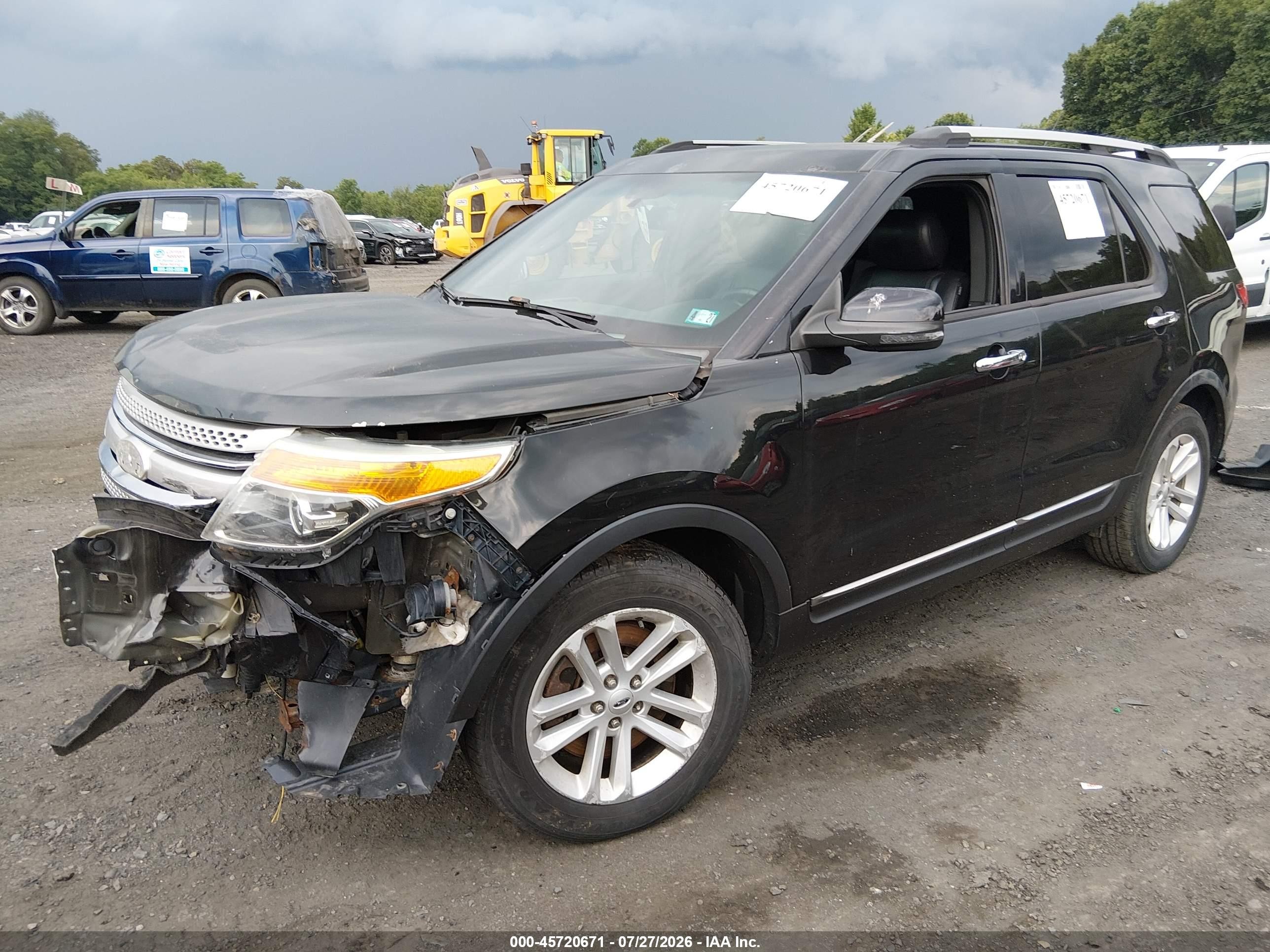2015 Ford Explorer Xlt Black vin: 1FM5K8D85FGC55933