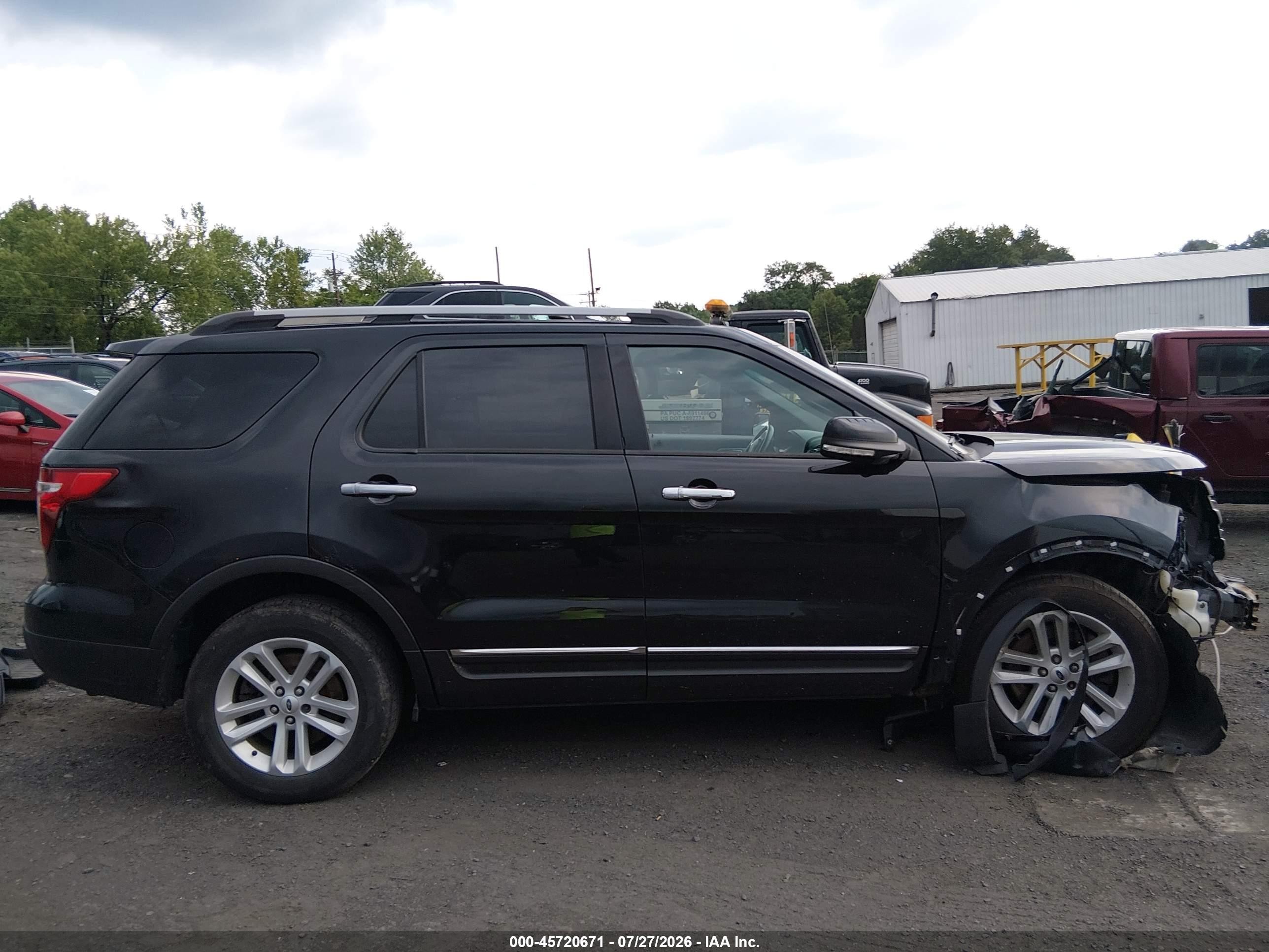 2015 Ford Explorer Xlt Black vin: 1FM5K8D85FGC55933