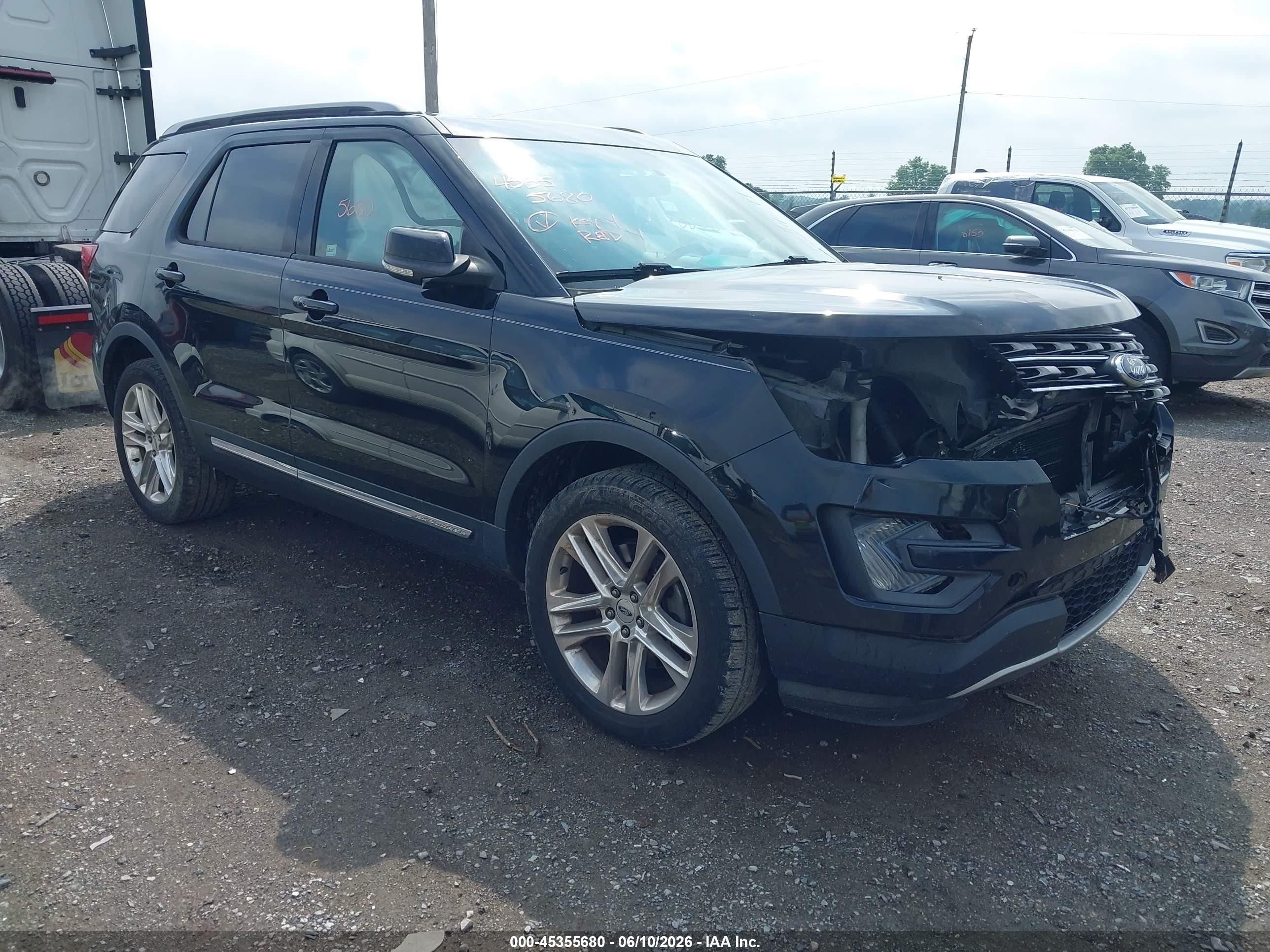 2016 Ford Explorer Xlt Черный vin: 1FM5K8D85GGA63607
