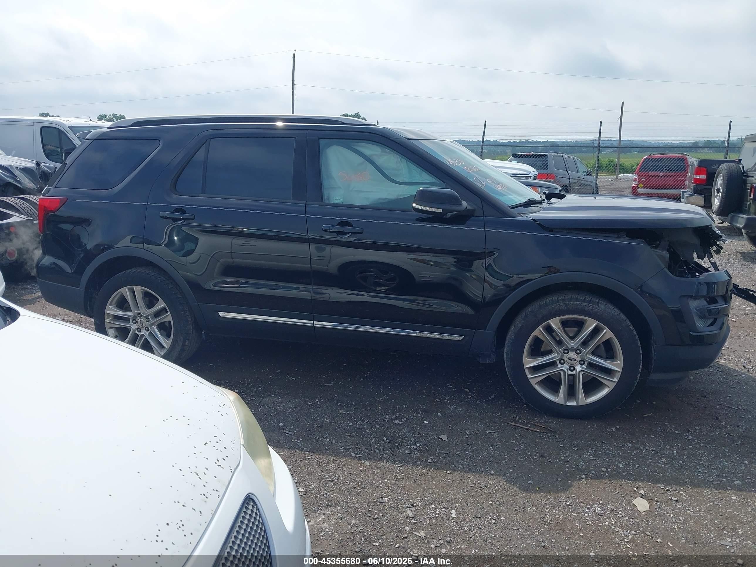 2016 Ford Explorer Xlt Black vin: 1FM5K8D85GGA63607