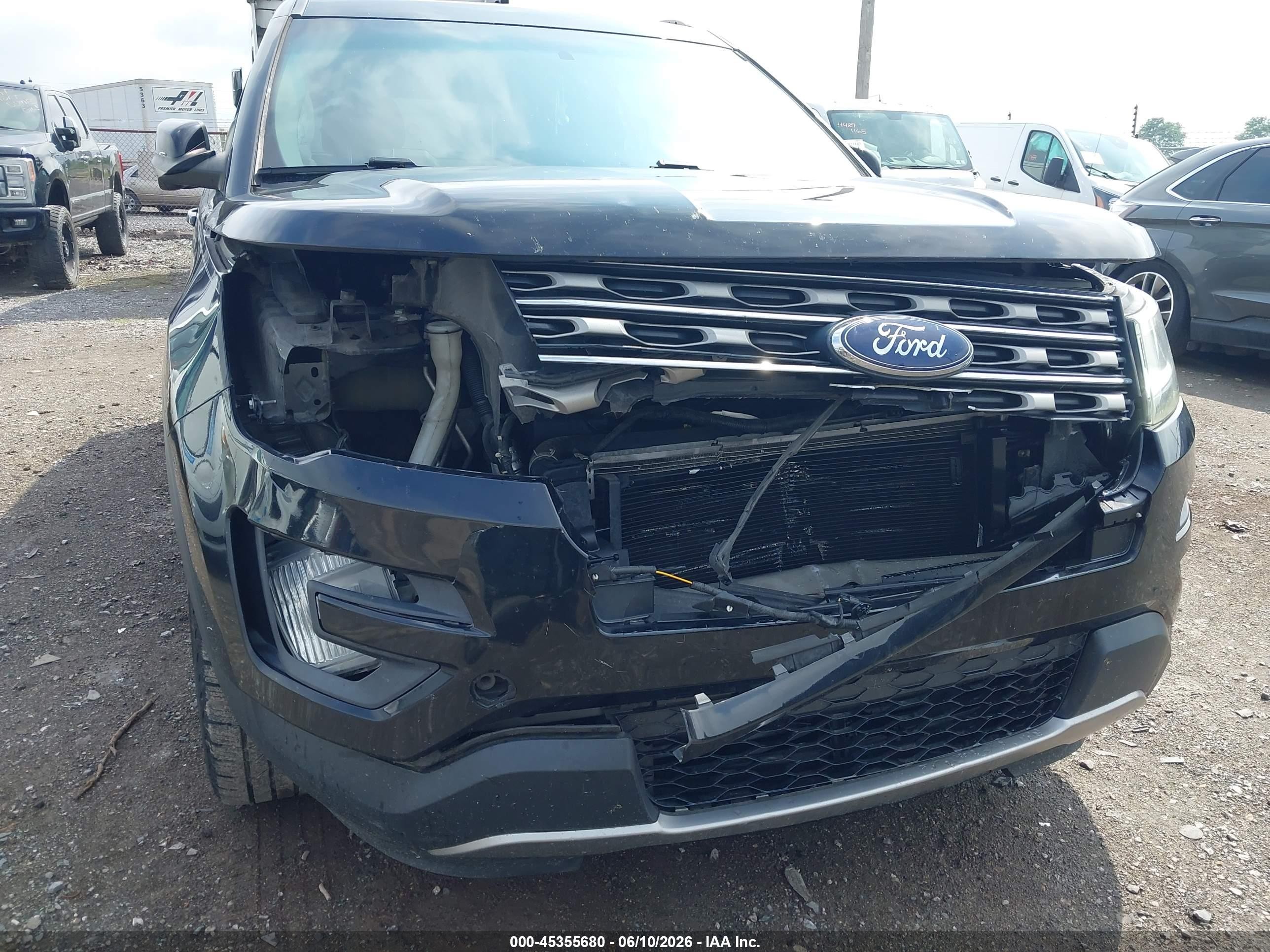2016 Ford Explorer Xlt Black vin: 1FM5K8D85GGA63607