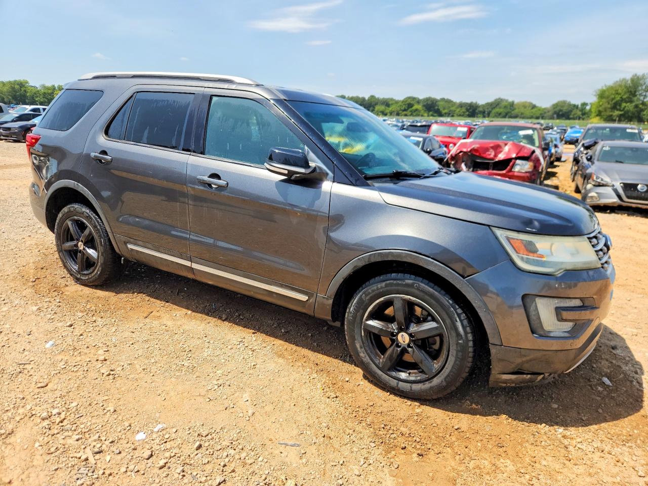 2016 Ford Explorer Xlt Серый vin: 1FM5K8D85GGC27793