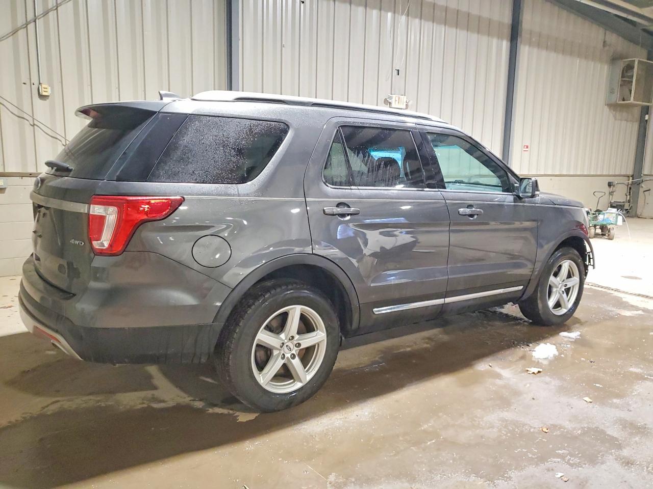 2016 Ford Explorer Xlt Gray vin: 1FM5K8D85GGC83586