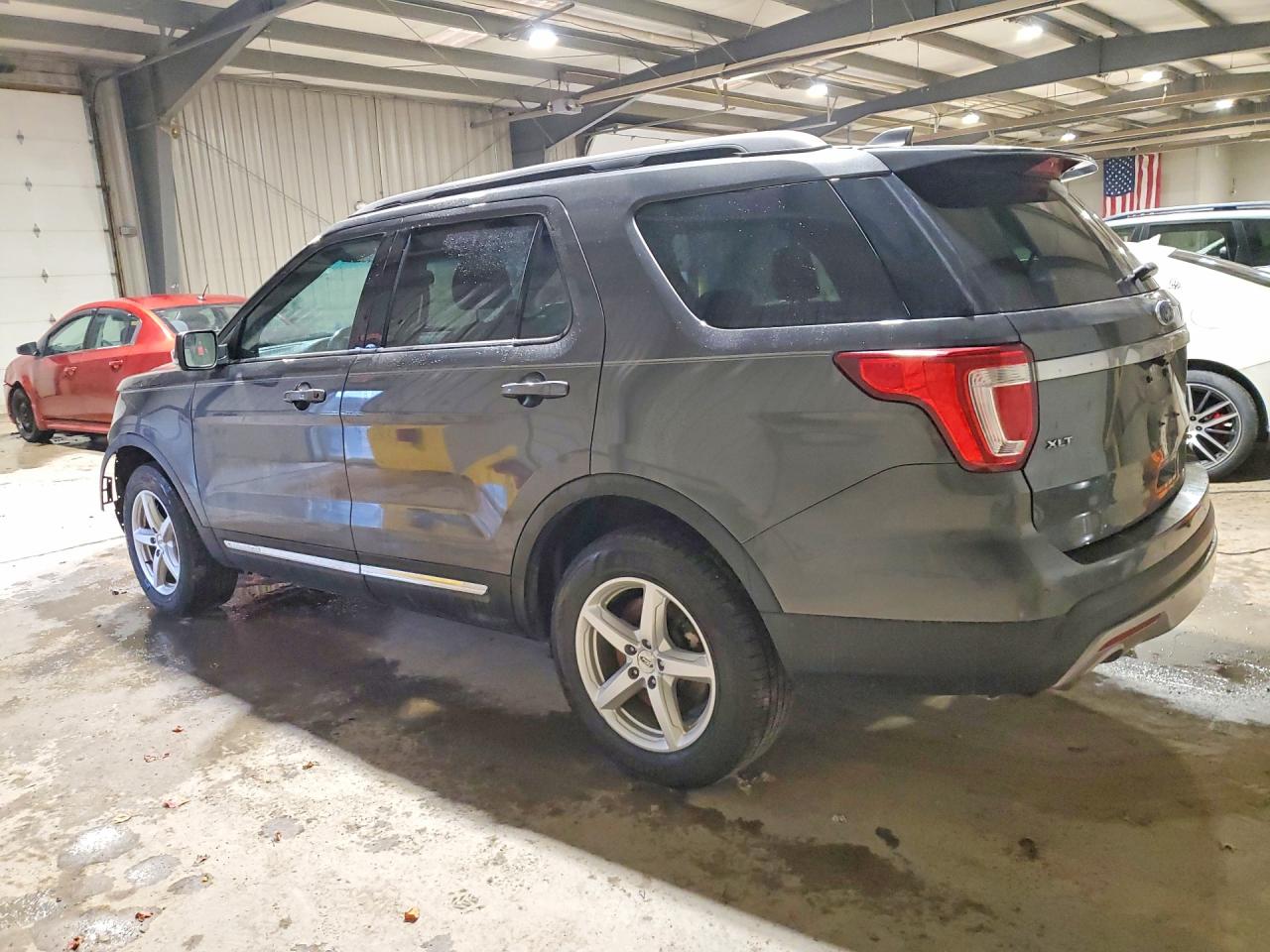 2016 Ford Explorer Xlt Gray vin: 1FM5K8D85GGC83586