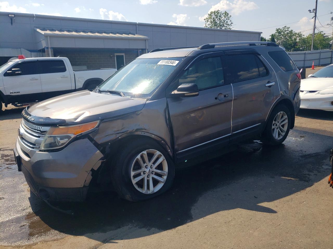 2013 Ford Explorer Xlt Gray vin: 1FM5K8D86DGA00592