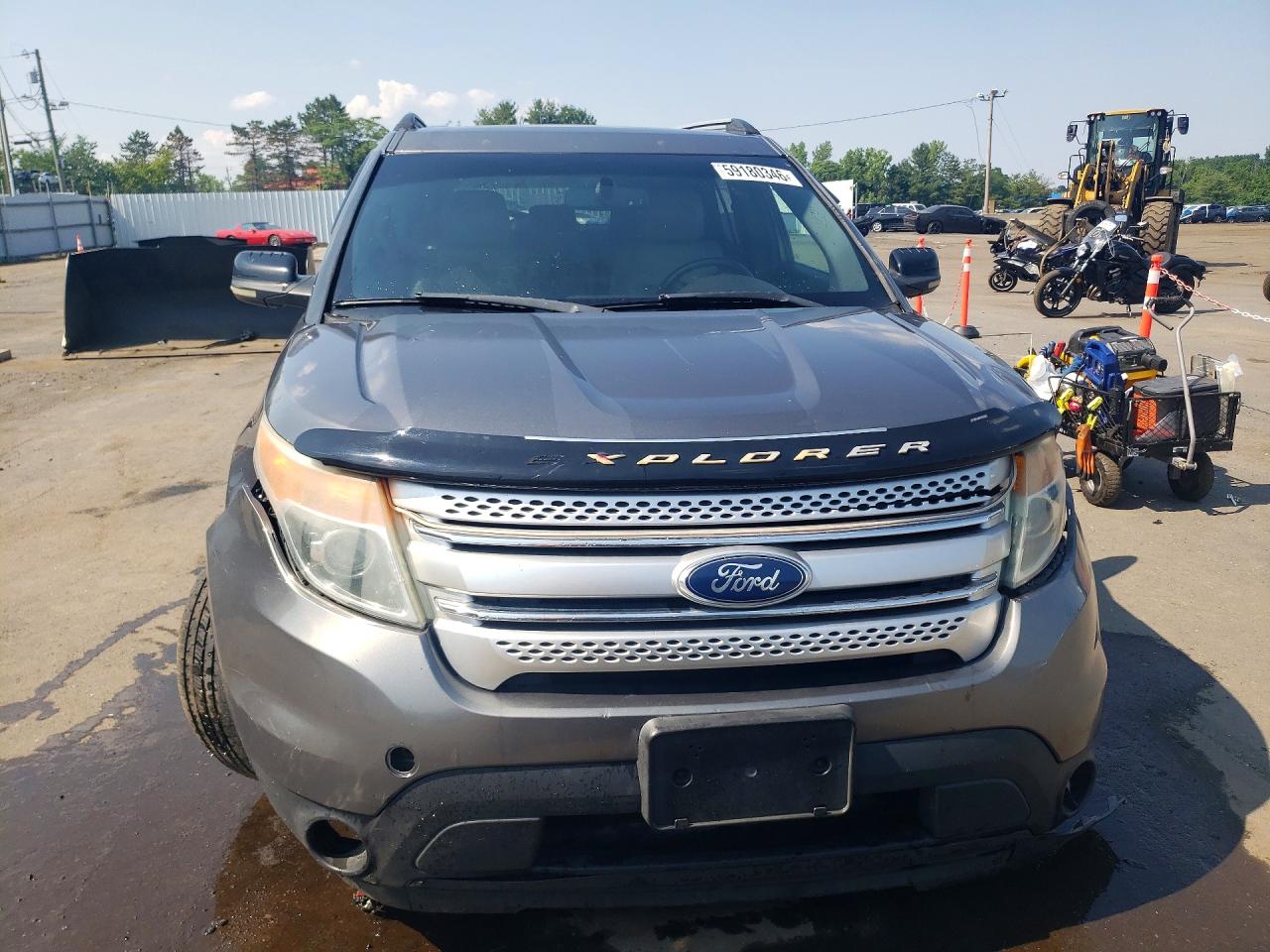 2013 Ford Explorer Xlt Gray vin: 1FM5K8D86DGA00592