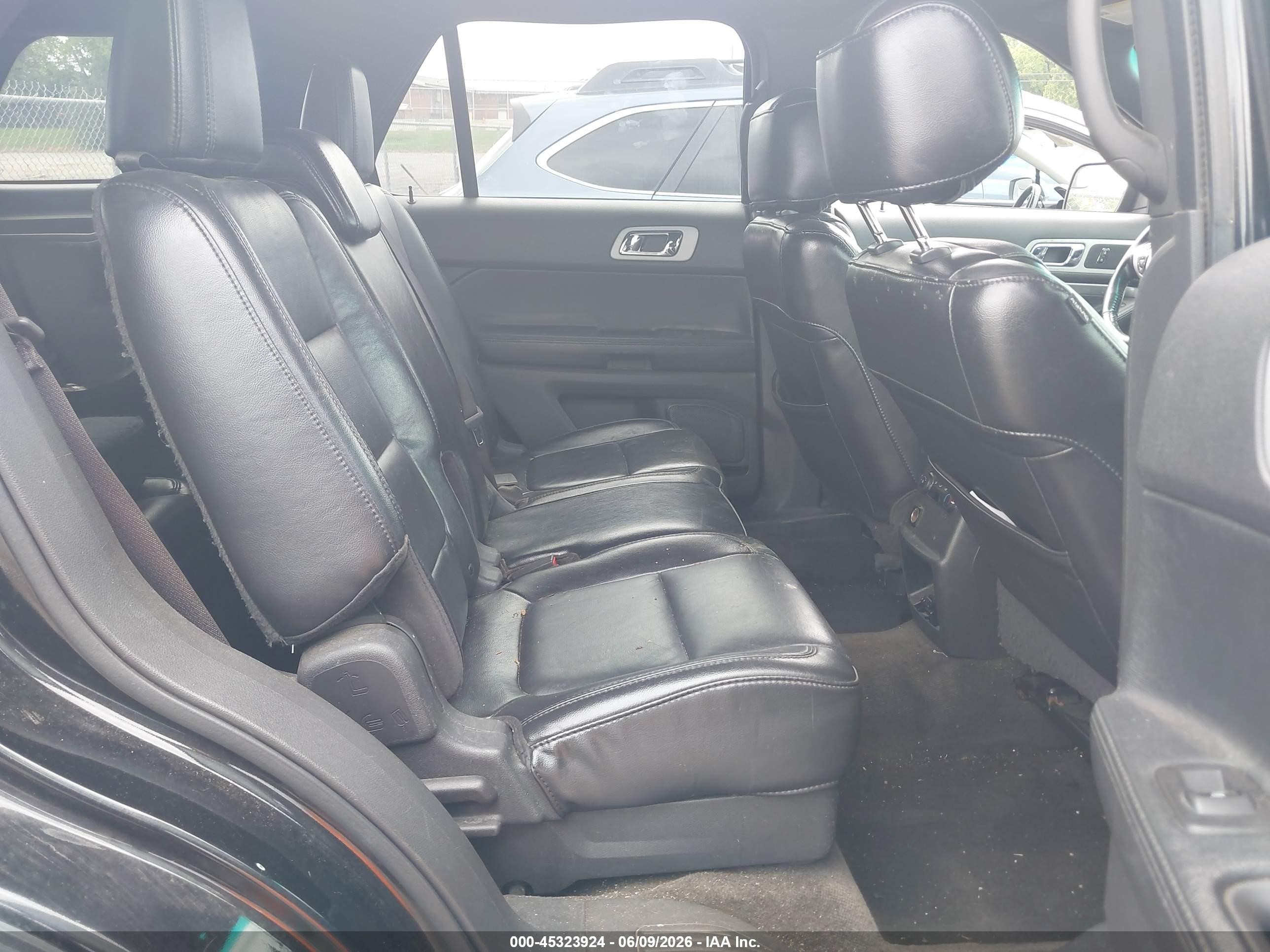 2013 Ford Explorer Xlt Black vin: 1FM5K8D86DGA07039